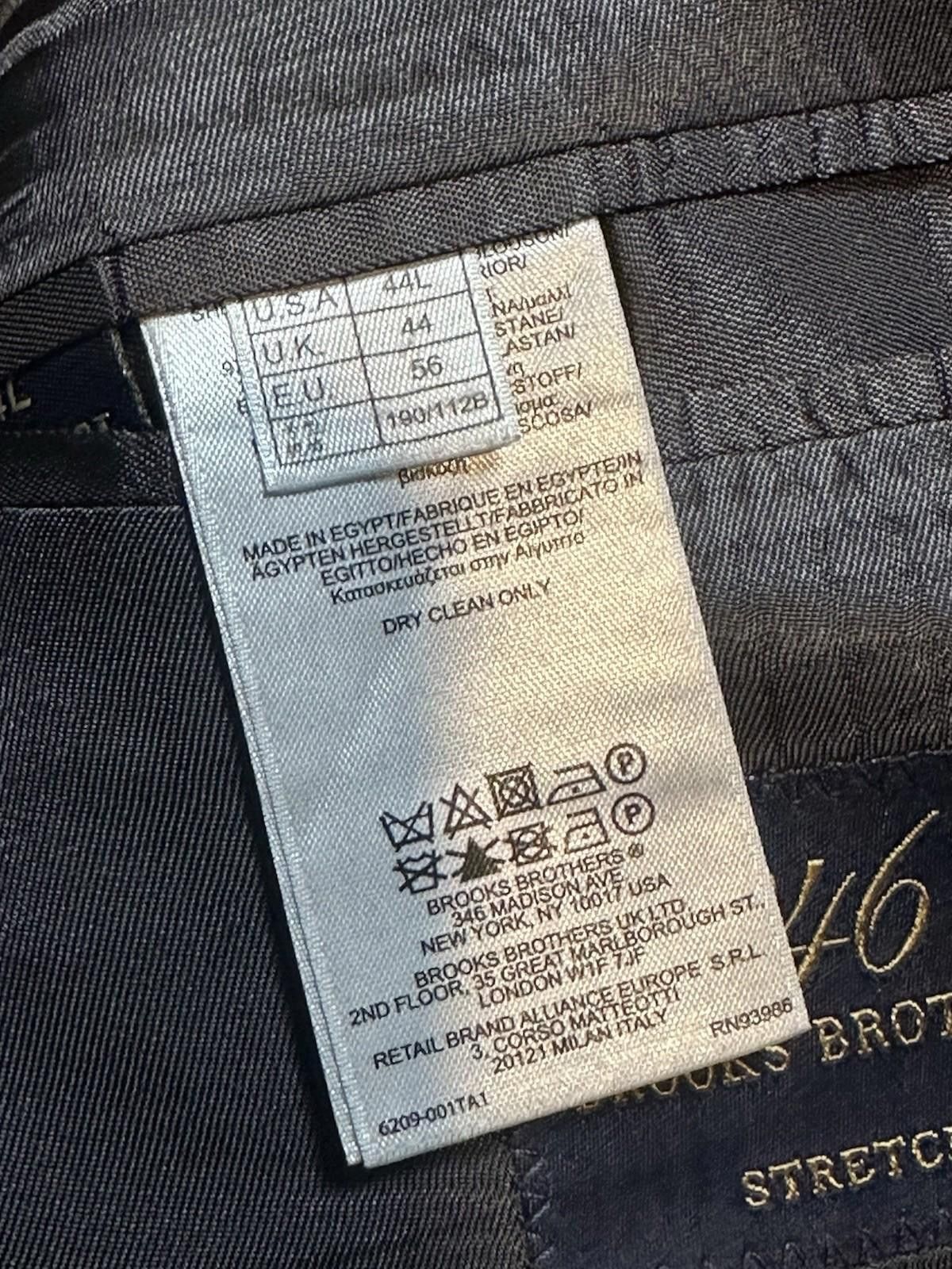 Brooks Brothers BROOKS BROTHERS BLAZER size 44L *read description Size 44L - 6 Thumbnail