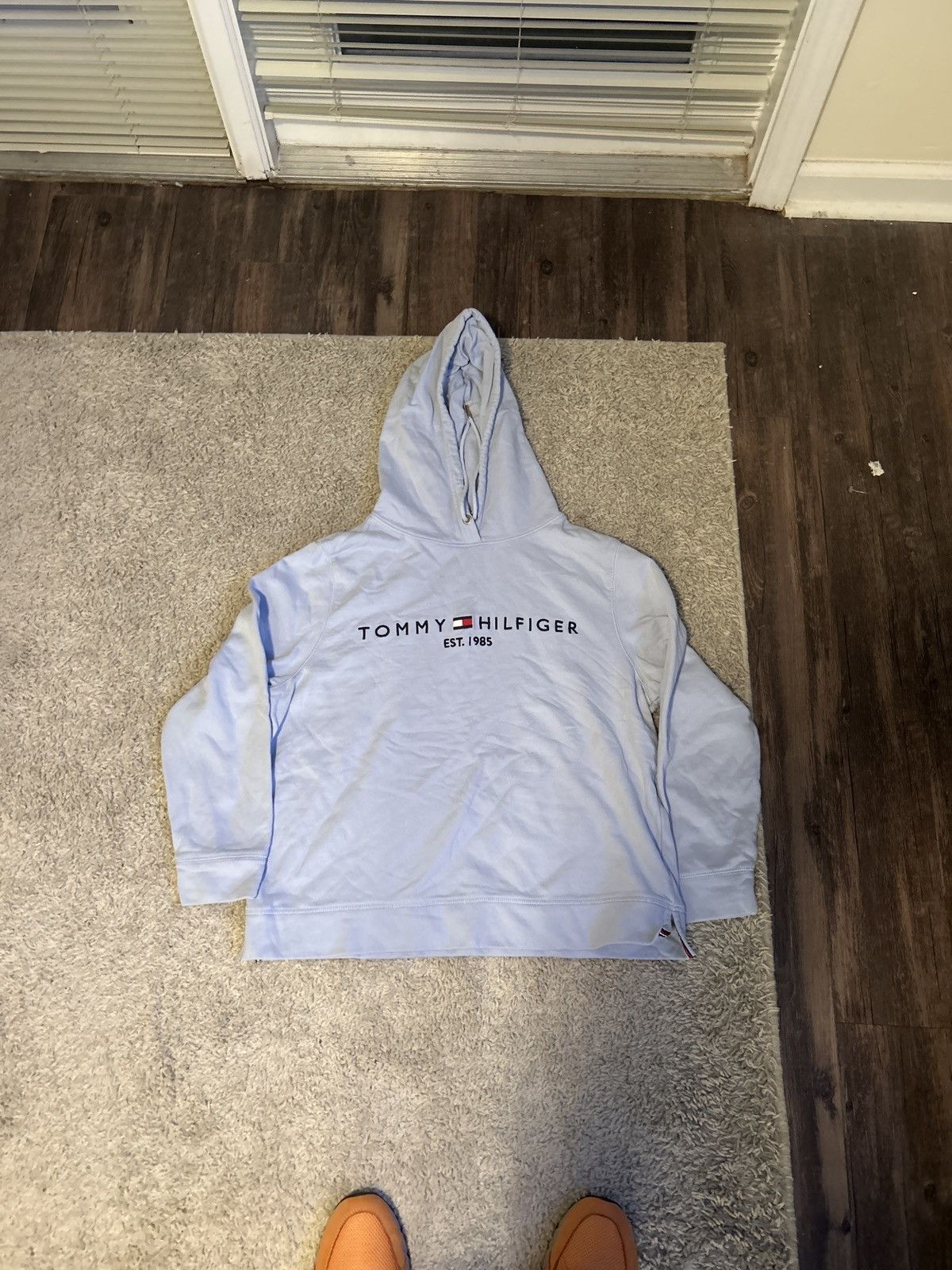 Tommy Hilfiger Tommy Hilfiger light blue hoodie Size US M / EU 48-50 / 2 - 1 Thumbnail