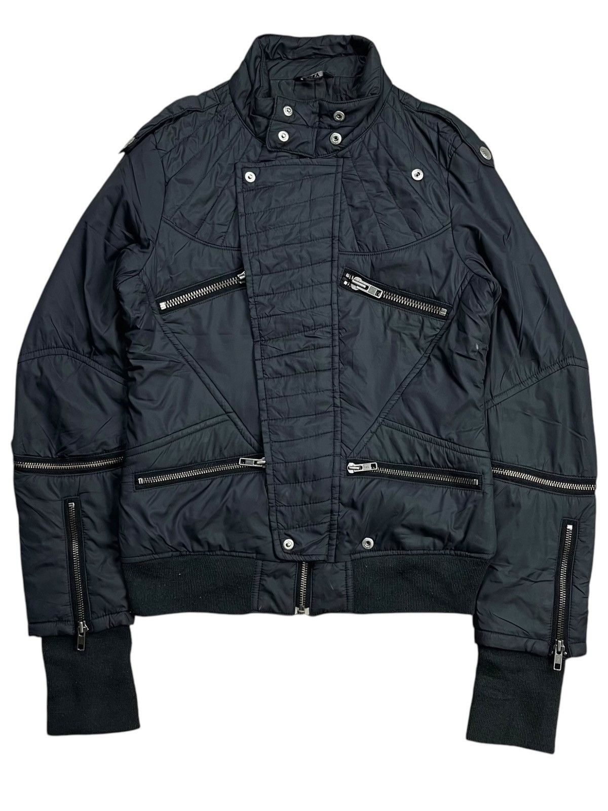If Six Was Nine 2000s SLY - Multizip Cyber Jacket Size US M / EU 48-50 / 2 - 4 Thumbnail