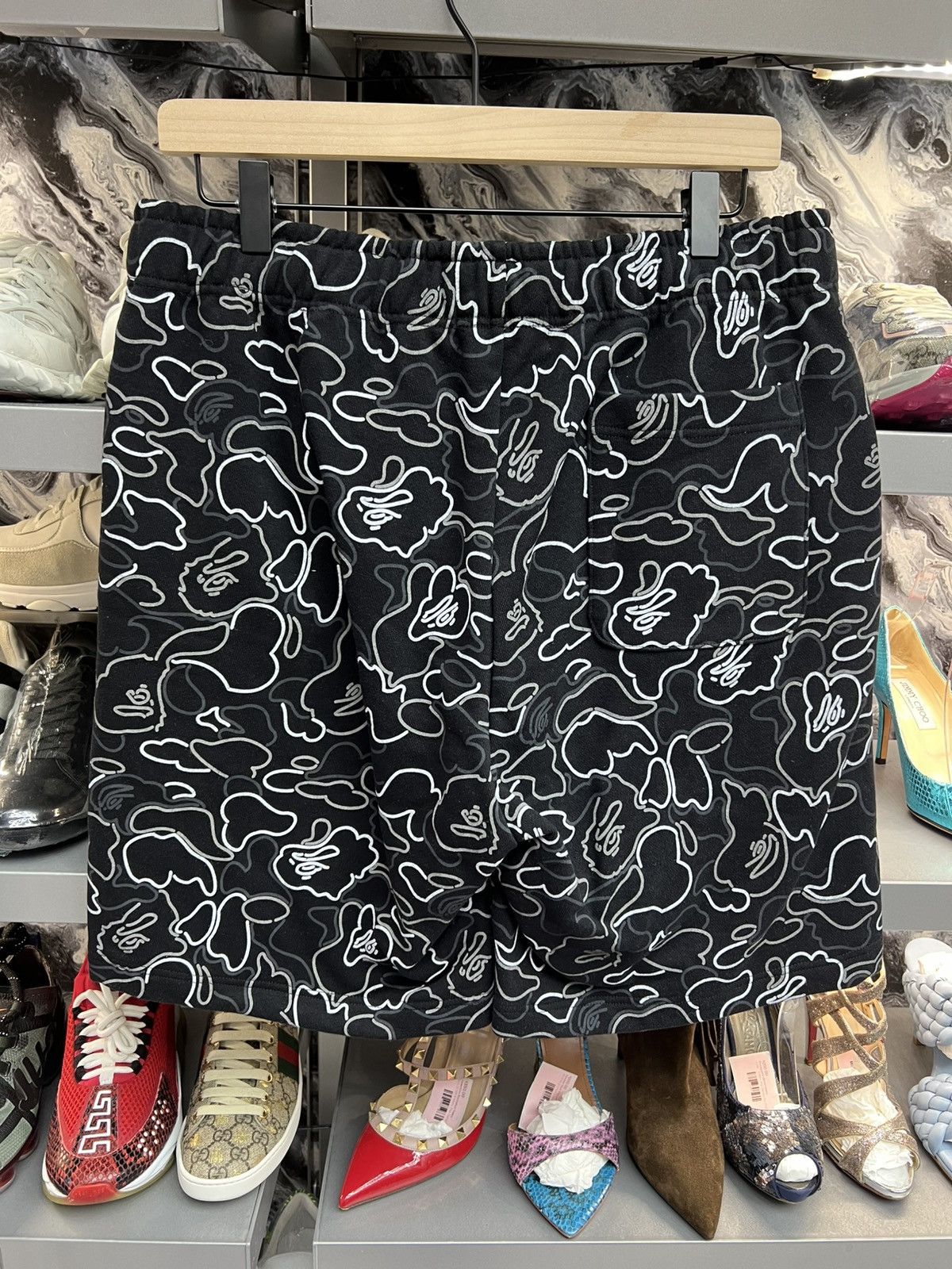 Bape Bape Black Shorts Size US 29 - 2 Thumbnail