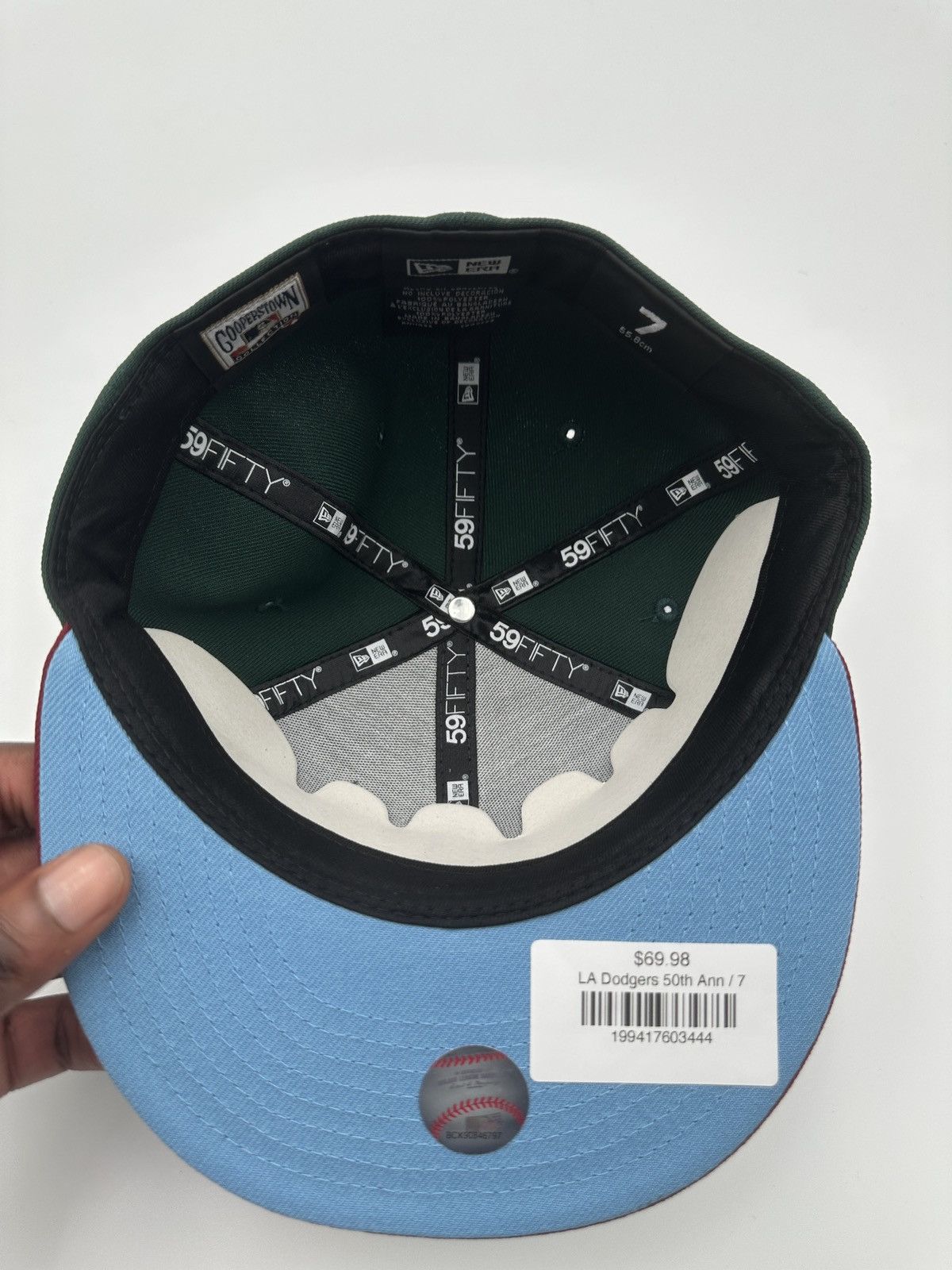 New Era Los Angeles Dodgers Fitted 50th Anniversary Patch Rushmore Size ONE SIZE - 7 Thumbnail