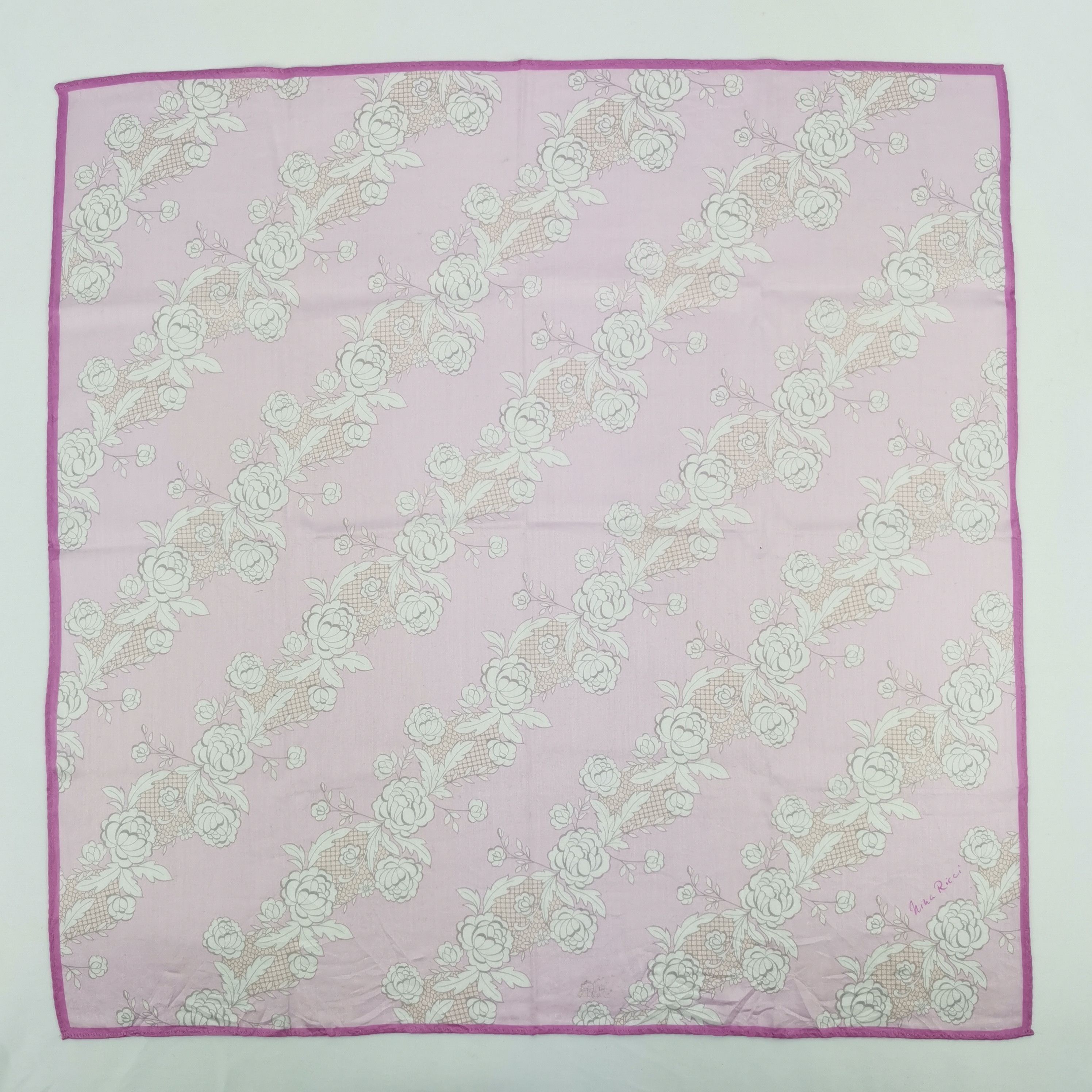Japanese Brand Vintage Nina Ricci Handkerchief Neckerchief Bandana Size ONE SIZE - 2 Thumbnail