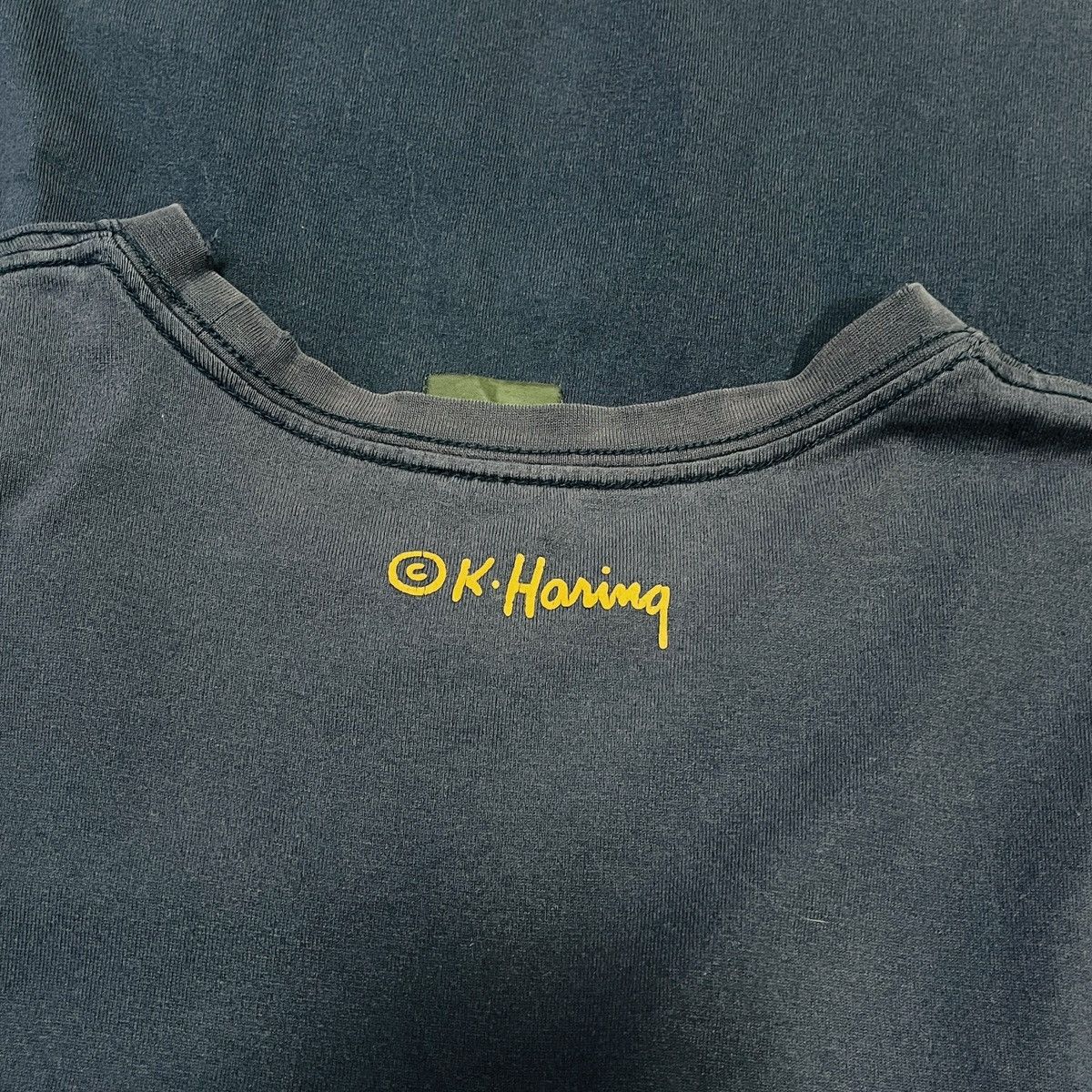 Keith Haring × Vintage Sun Faded Vintage Keith Haring Iconic Logo Long Sleeves Size US L / EU 52-54 / 3 - 15 Thumbnail