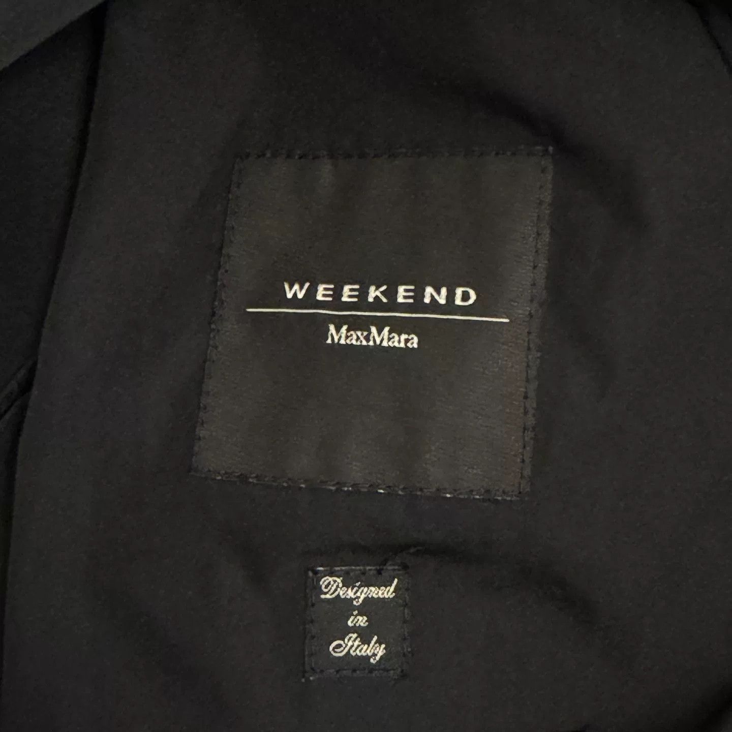 Weekend Max Mara MaxMara Black Trench Coat Size 40. Size S / US 4 / IT 40 - 5 Thumbnail