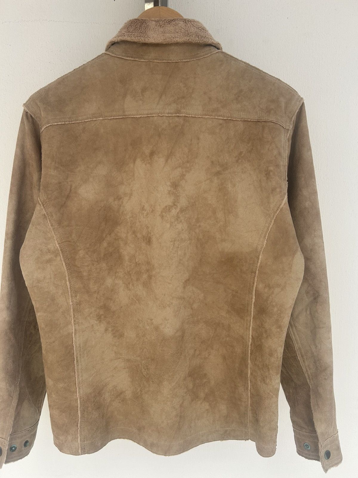 Tete Homme Tete Homme Japan Vintage Suede Brown Shirt Size US M / EU 48-50 / 2 - 9 Thumbnail