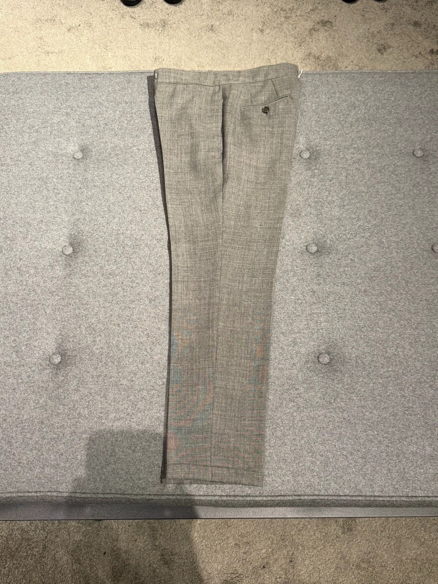 Thom Browne Thom Browne Mid Gray Slim Trousers Size 40 Tricolor Cuffs Size 27" / US 4 / IT 40 - 3 Thumbnail
