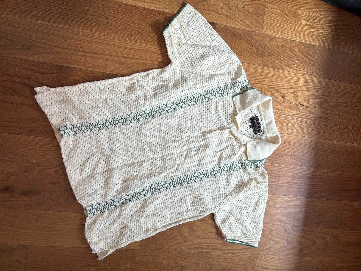 Beams Japan Beams Perforated Knit Polo Size US L / EU 52-54 / 3 - 2 Thumbnail