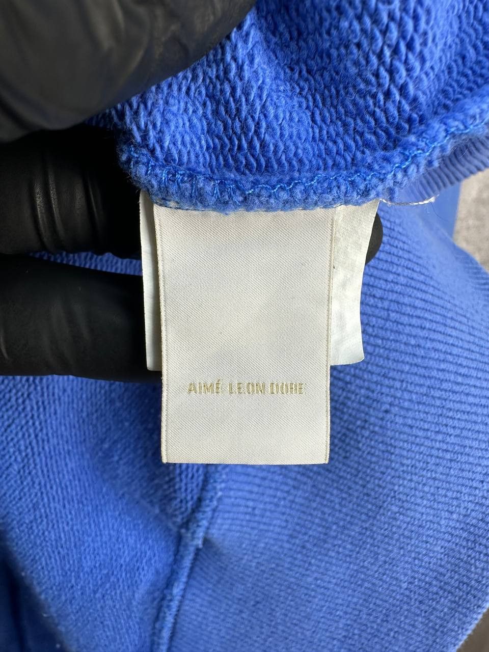 Aime Leon Dore Aimé Leon Dore Cotton Snap Button Henley Sweatshirt Blue Size US XL / EU 56 / 4 - 15 Thumbnail