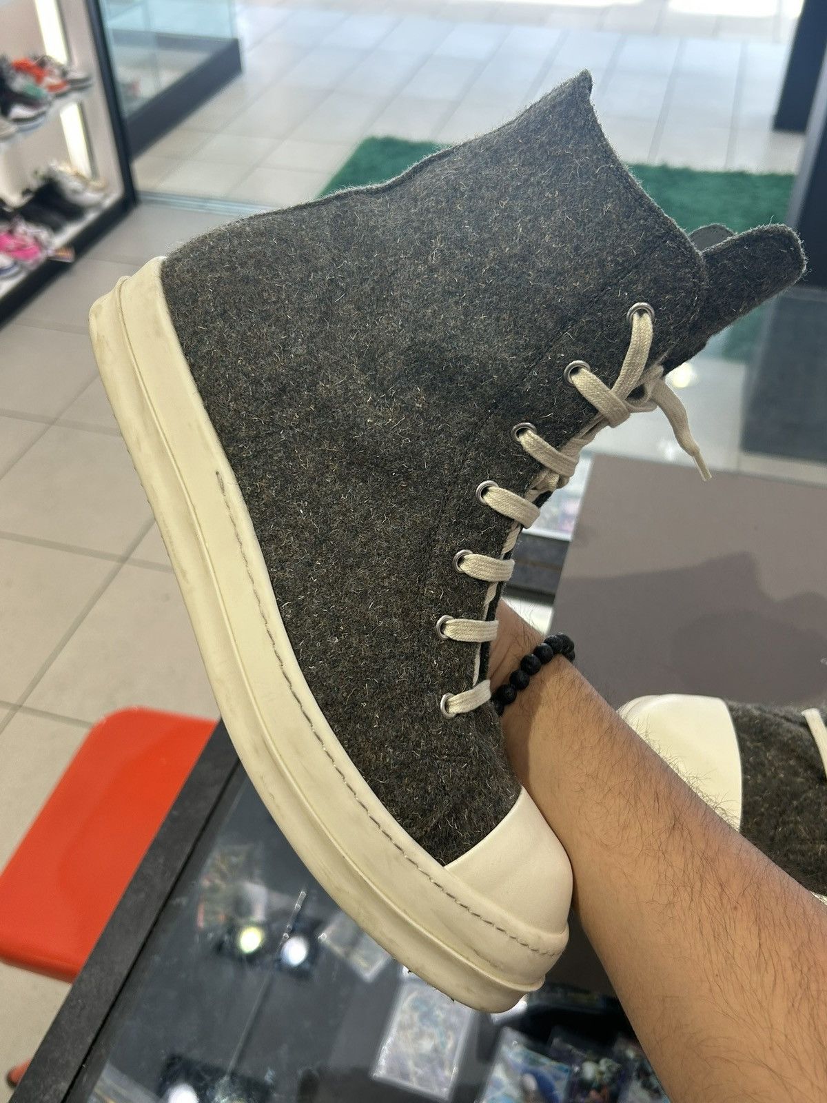 Rick Owens Rick owens green bosco high top Size US 12 / EU 45 - 5 Thumbnail