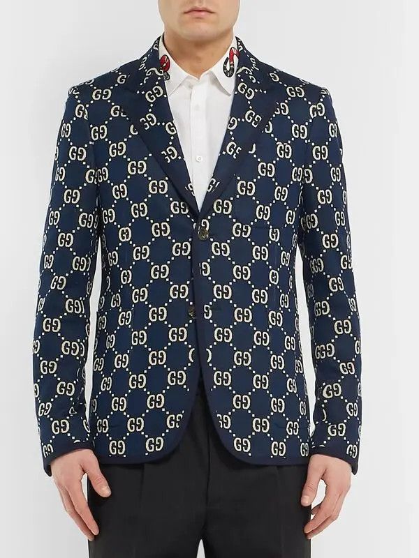 Gucci o1la5ras0426 Formal Jersey Jackets in Black Size US L / EU 52-54 / 3 - 4 Thumbnail