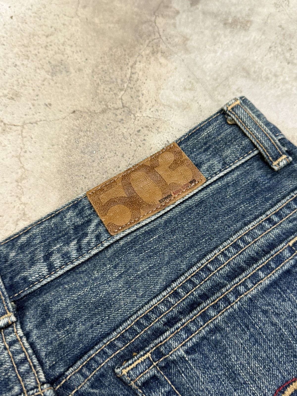 Edwin Miss Edwin 503 Flare Stonewashed Unisex Denim Pants Size 27" / US 4 / IT 40 - 14 Thumbnail