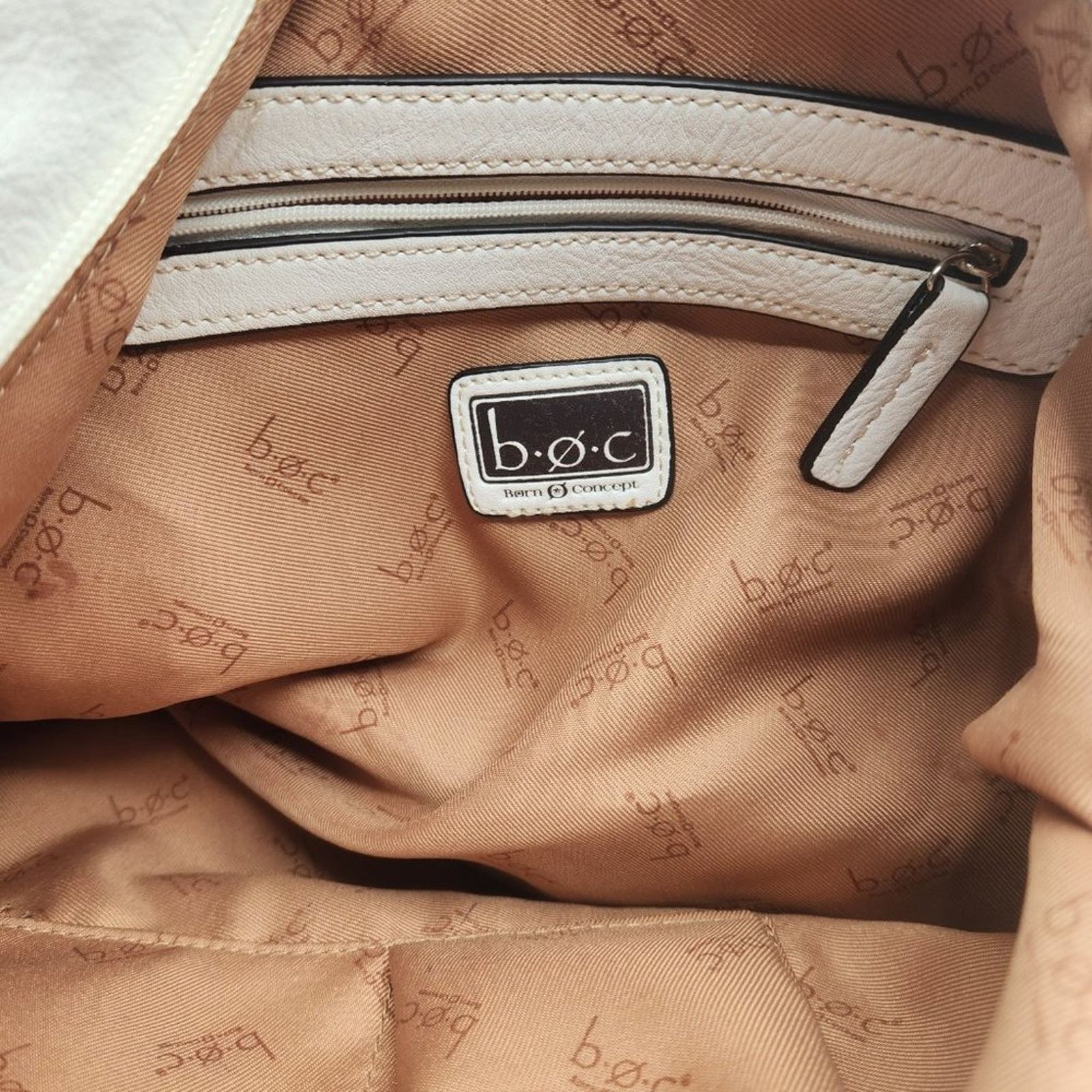 Other b.o.c. White Faux Leather Bag Size ONE SIZE - 5 Thumbnail