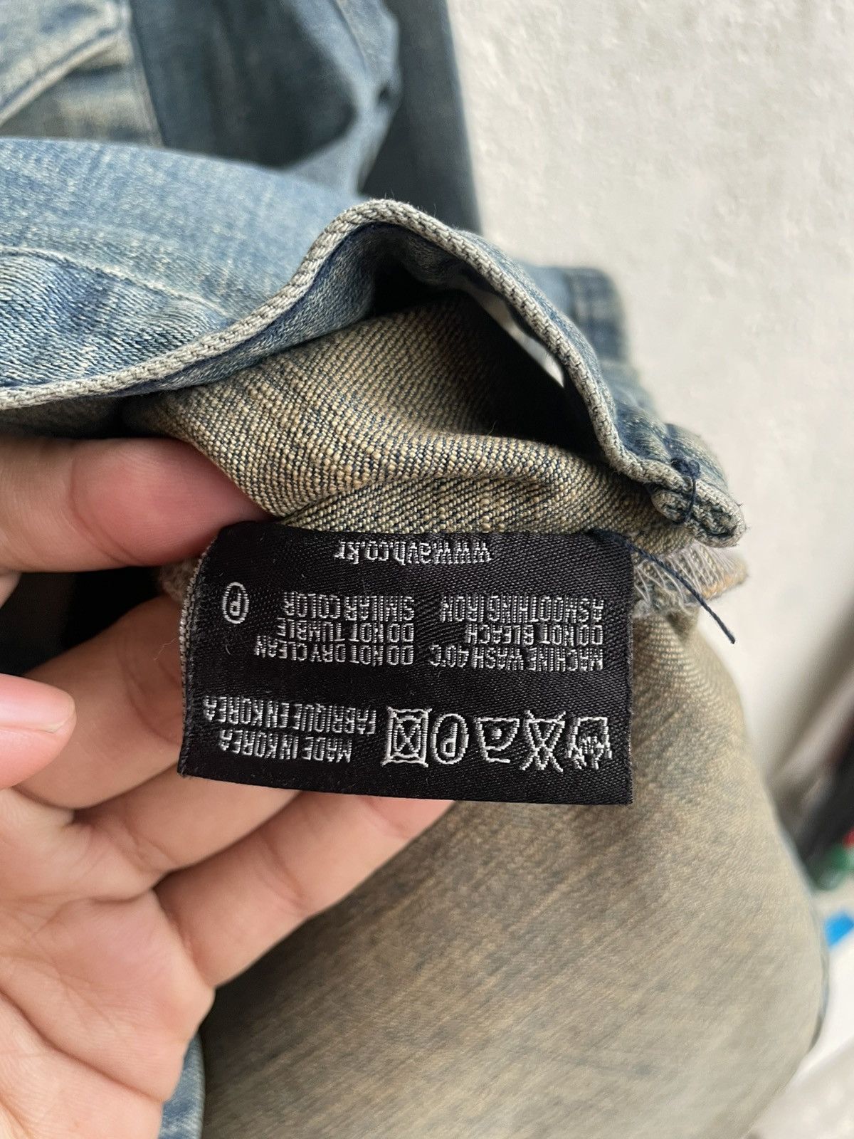 If Six Was Nine 2000s Intheattic Wash Denim Shirt Ifsix LGB Fuga Y2K Hysteri Size US S / EU 44-46 / 1 - 6 Thumbnail