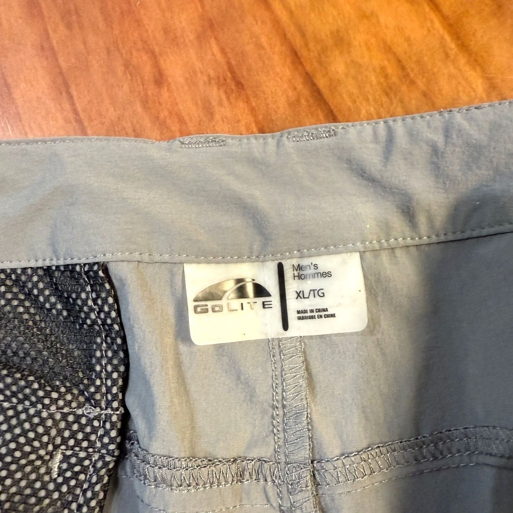 Vintage GoLite Pants Mens XL Gray Men Hiking Athletic Nylon Straight let Outdoor Lightweight X17 Size US 36 / EU 52 - 4 Thumbnail