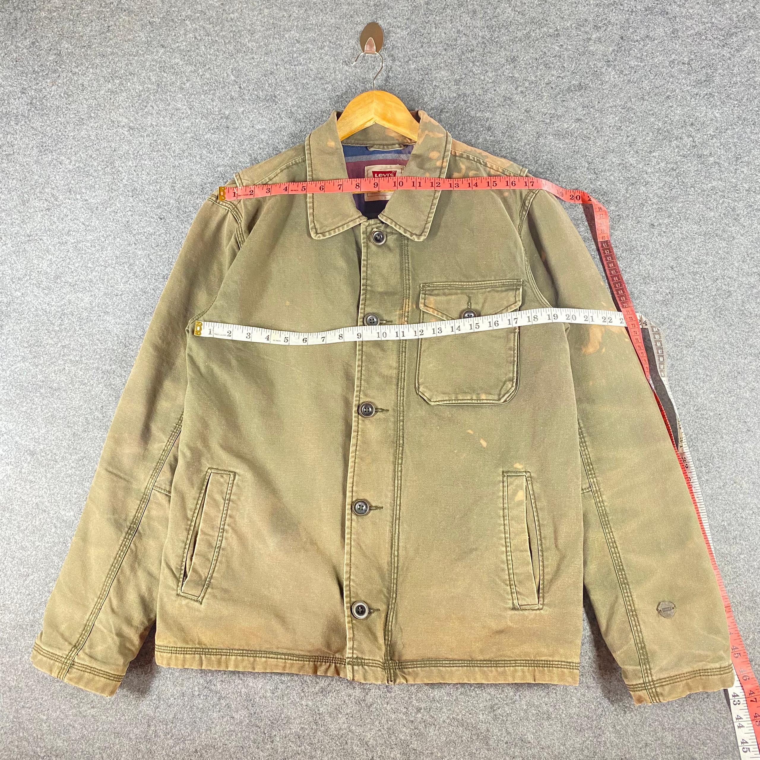 Levi's Vintage Clothing Vintage Levis Workwear Distressed Jacket Size US M / EU 48-50 / 2 - 5 Thumbnail
