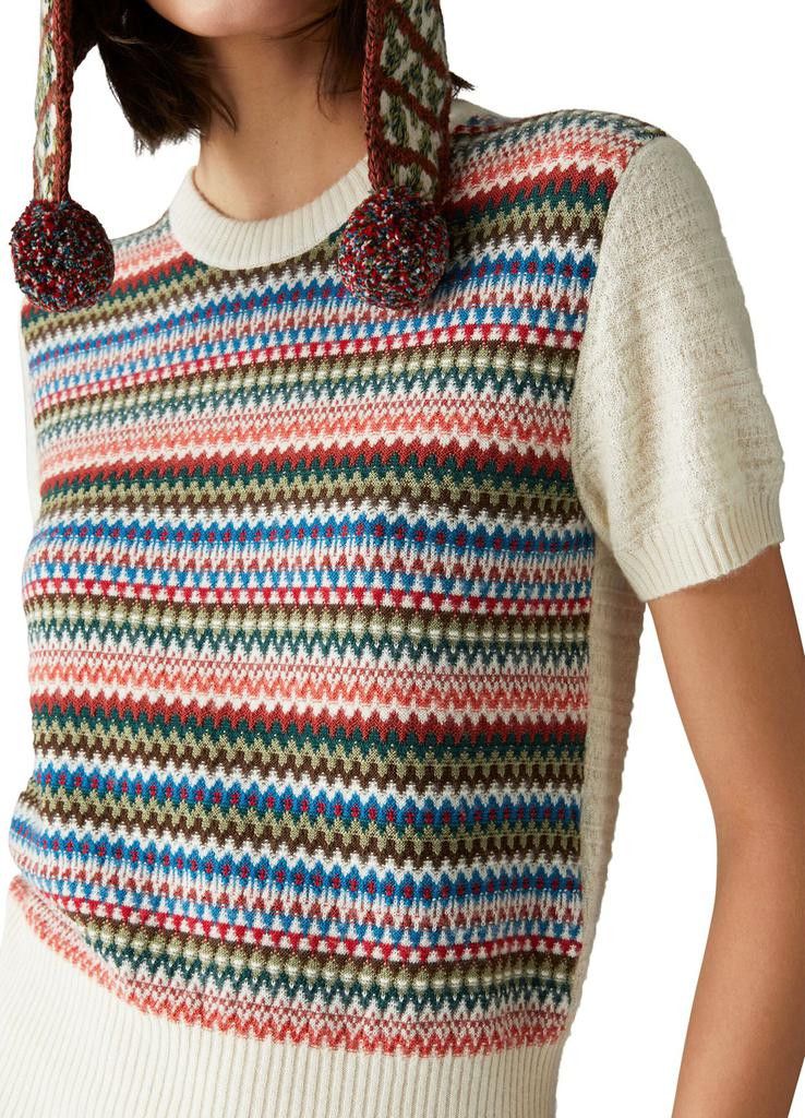 Loro Piana o1w1db10724 Trujillo Crew Neck Sweater in Multicolor Size XS / US 0-2 / IT 36-38 - 5 Thumbnail