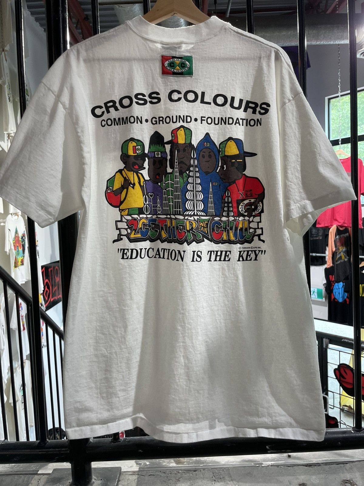 Cross Colours Cross Colours education is the key 90s hip hop culture ...