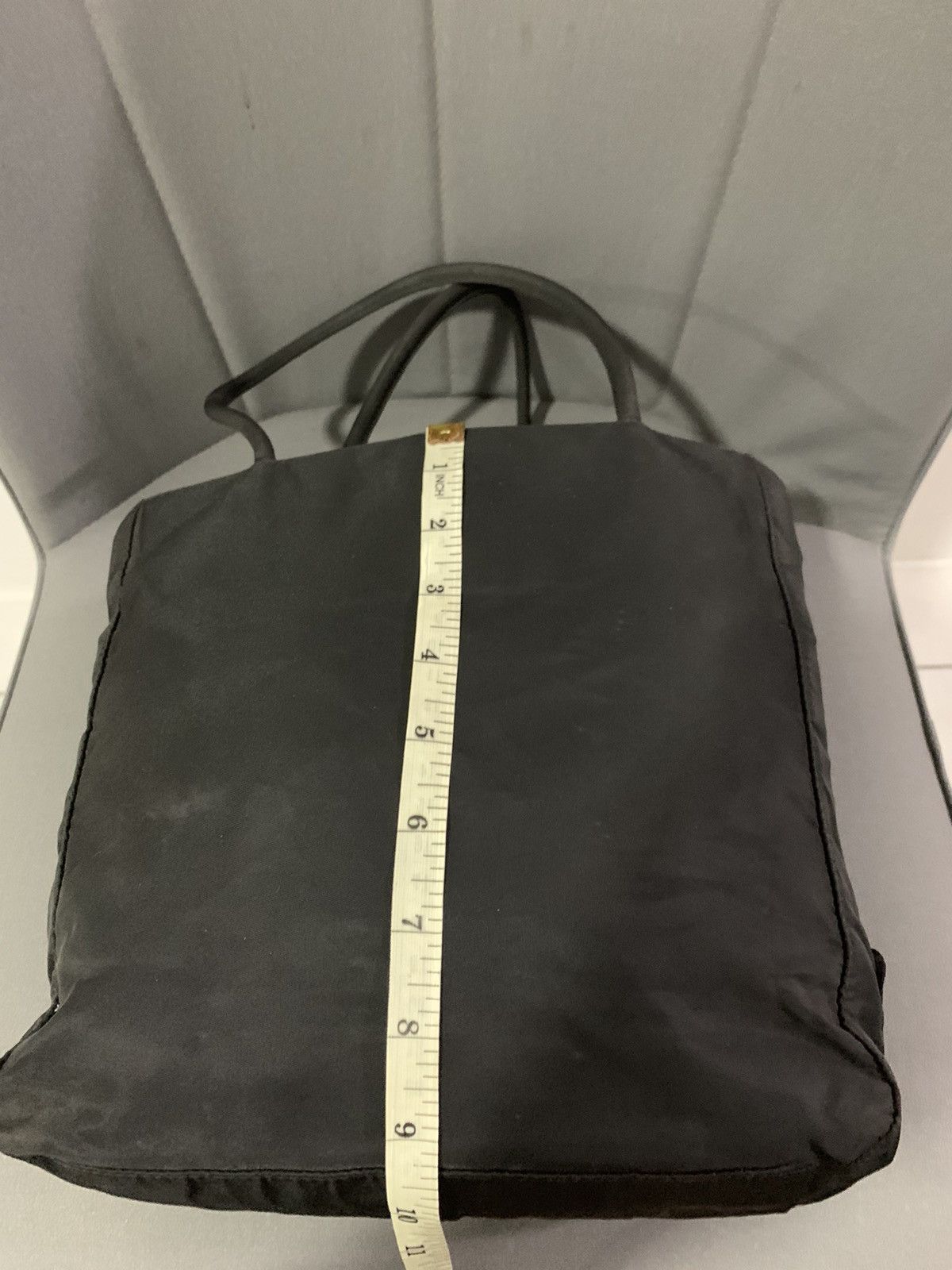 Prada Vintage Prada Black Small Tote Bag Size ONE SIZE - 14 Thumbnail