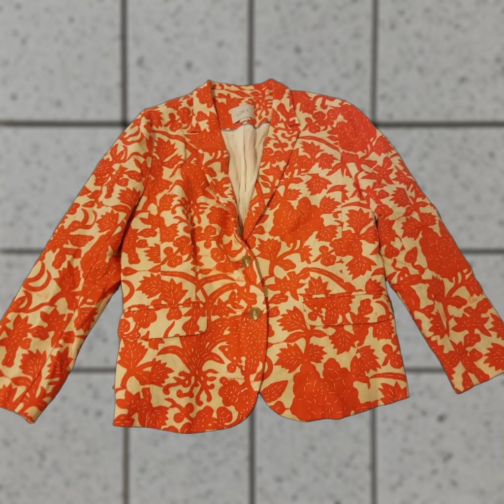Ann Taylor Womens Ann Taylor Blazer Shirt? Size XL / US 12-14 / IT 48-50 - 1 Thumbnail