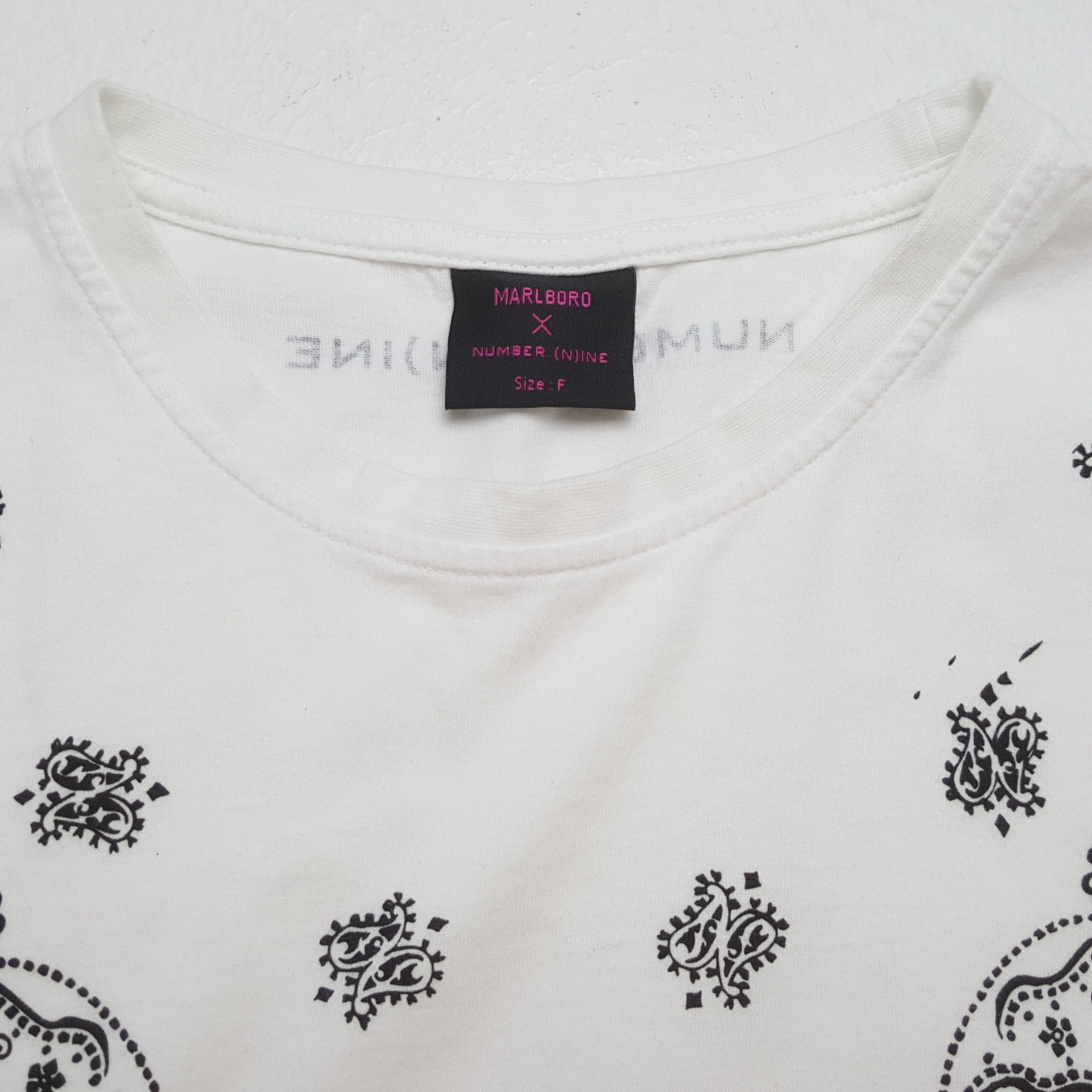 Marlboro × Number (N)ine × Vintage Vintage MARLBORO x NUMBER (N)INE Japanese Brand T-Shirts Size US L / EU 52-54 / 3 - 7 Thumbnail
