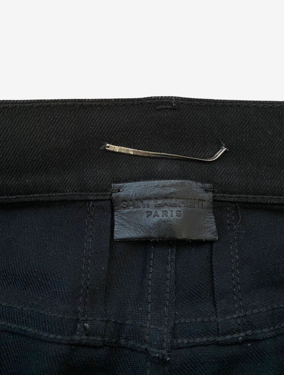 Saint Laurent Paris Saint Laurent AW15 Waxed Denim D02 Sz.31 Size US 31 - 5 Thumbnail