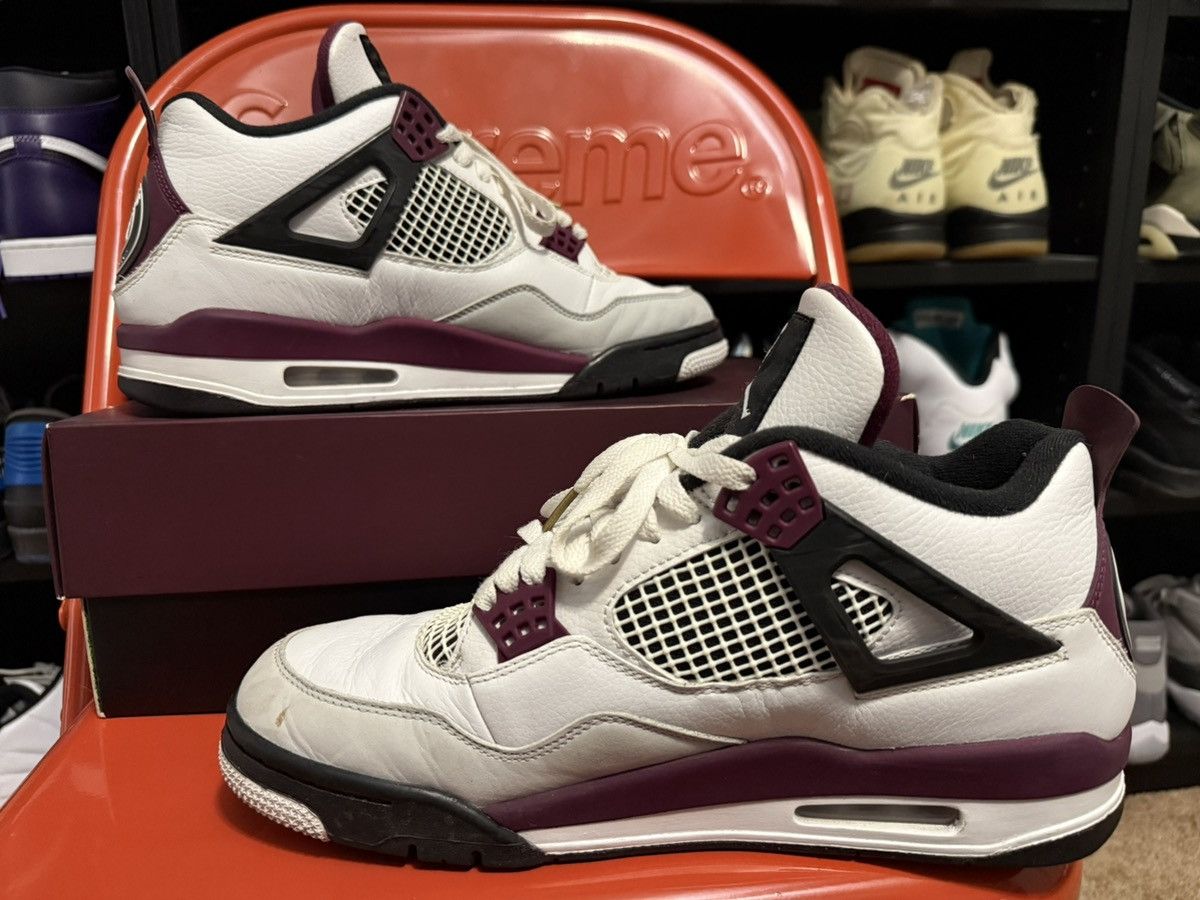 Jordan Brand Paris Saint-Germain x Air Jordan 4 Retro ‘Bordeaux’ Size US 10.5 / EU 43-44 - 2 Thumbnail