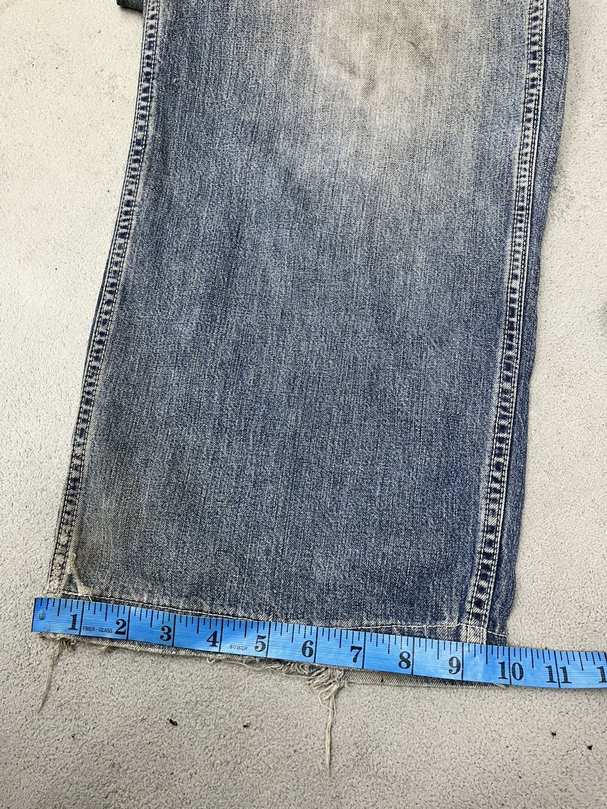 Vintage US ARMY DISTRESSED CARPENTER DENIM Size US 31 - 13 Thumbnail