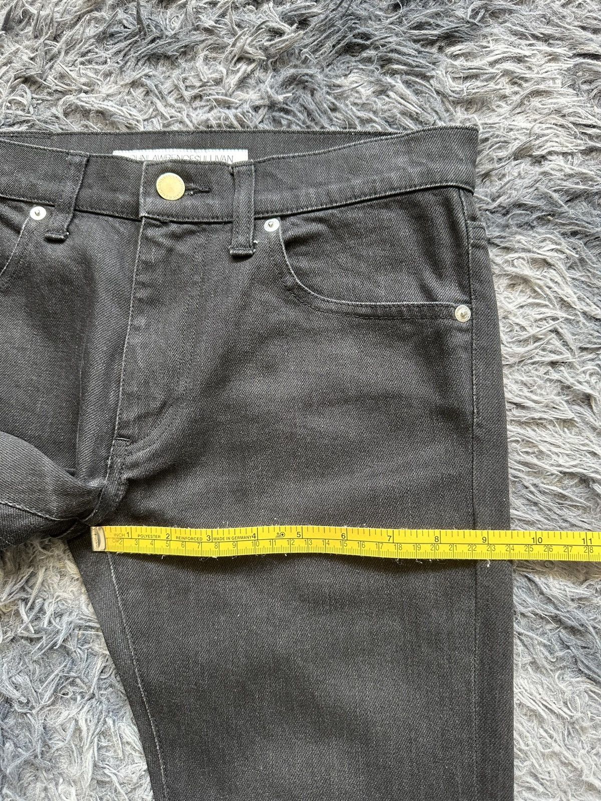 JOHN LAWRENCE SULLIVAN A/W 2010 - John Lawrence Sullivan slim black denim Size US 29 - 14 Thumbnail