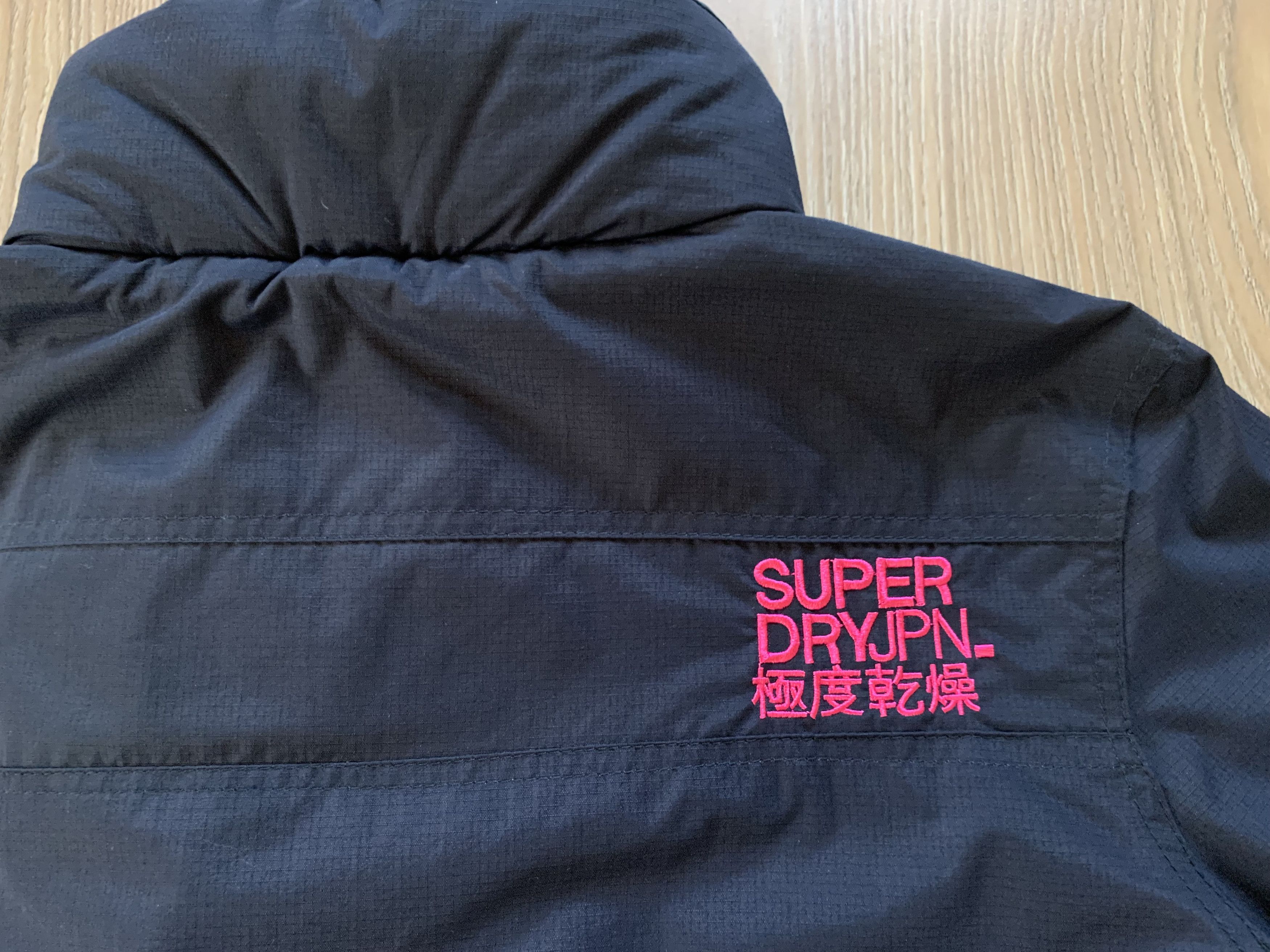 Superdry Japan Navy Blue Nylon Windcheater Jacket