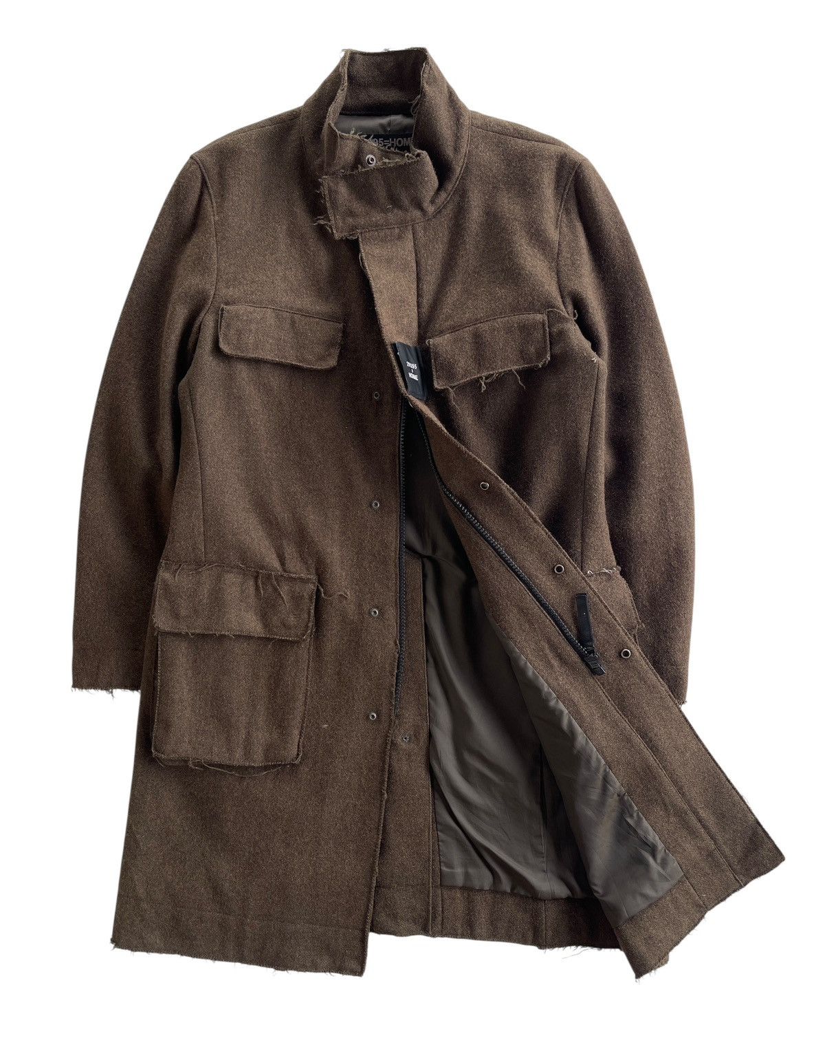 291295=Homme 291295 Homme Olive Green Cutoff Archive Coat Size US M / EU 48-50 / 2 - 5 Thumbnail