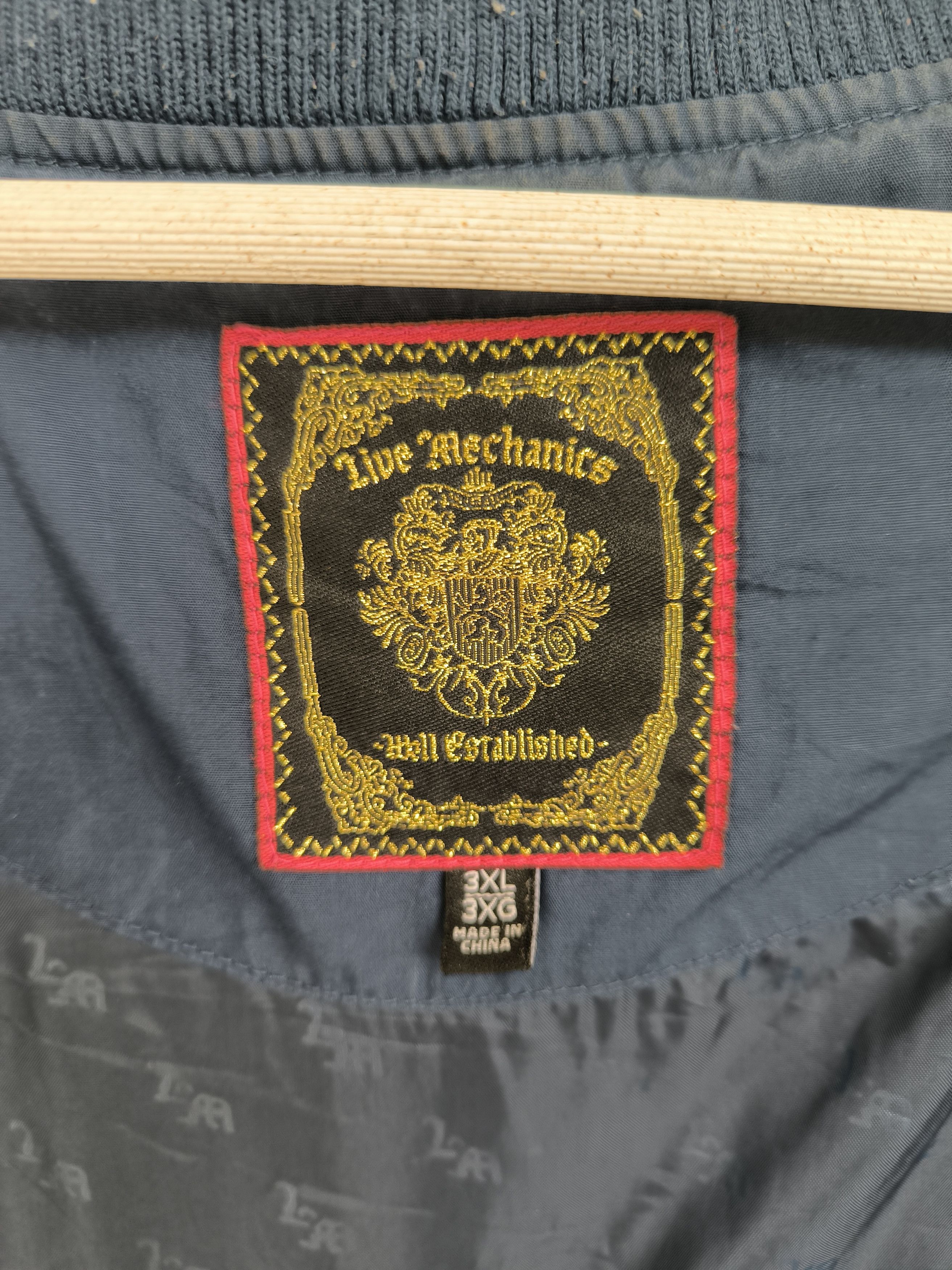 Live Mechanics LIVE MECHANICS sunfaded back hit big logo windbreaker Size US XXL / EU 58 / 5 - 8 Thumbnail