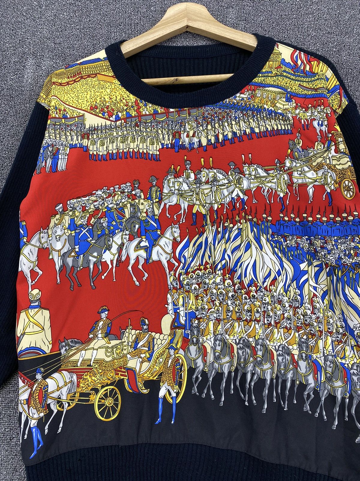 Vintage Vintage Grand Cortege A Moscou Hermes Style Knit Sweater Size M / US 6-8 / IT 42-44 - 5 Thumbnail