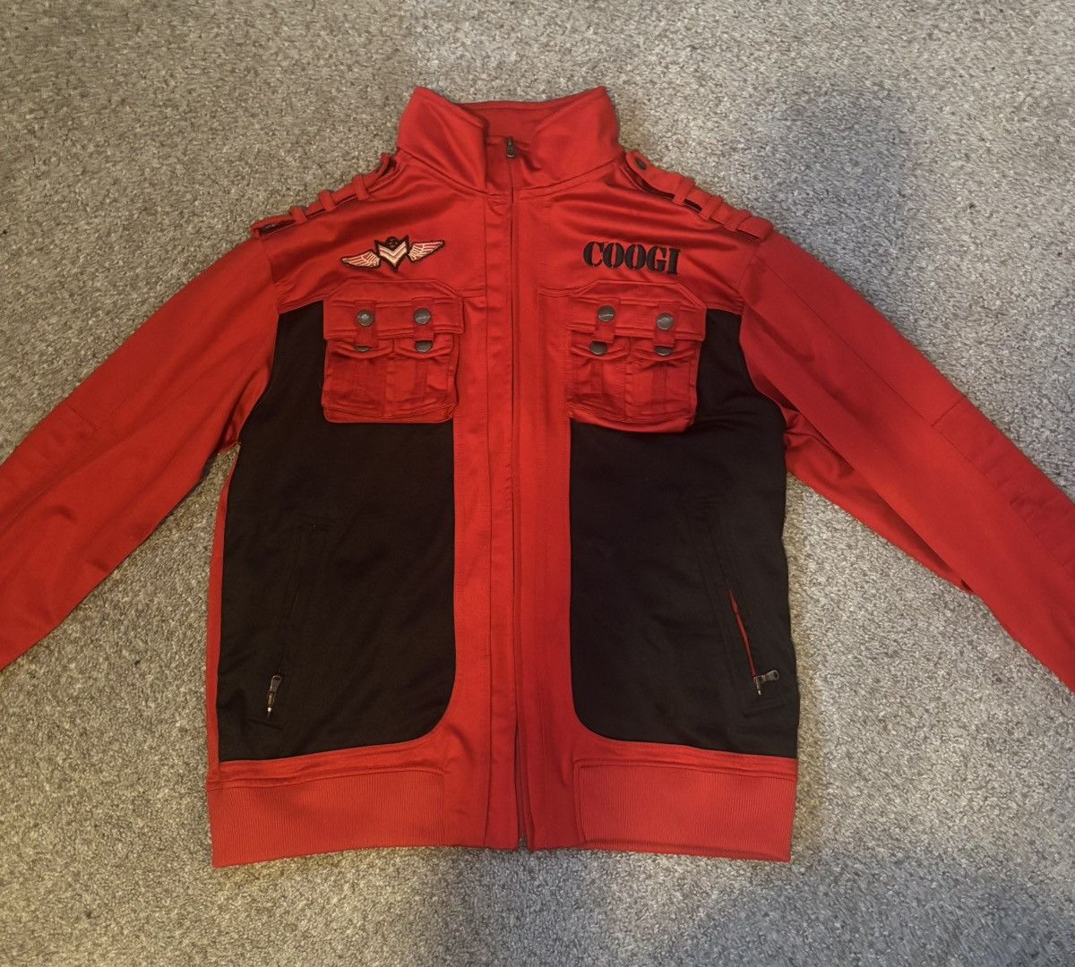 Coogi Coogi Australian Military Zip Up Size US M / EU 48-50 / 2 - 1 Thumbnail
