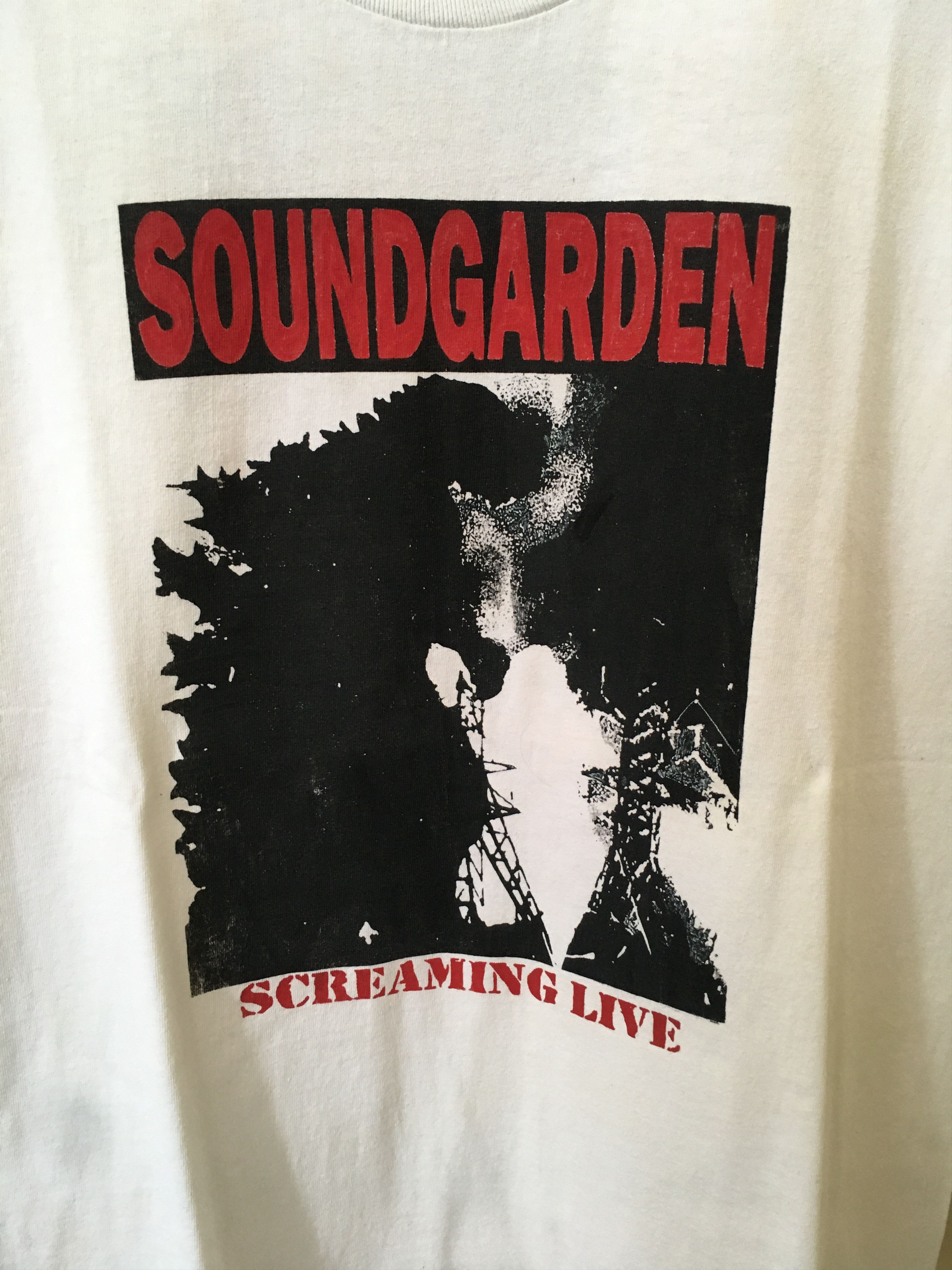 Fruit Of The Loom Band Shirt Soundgarden Screaming Live Total Fucking Size US L / EU 52-54 / 3 - 3 Thumbnail