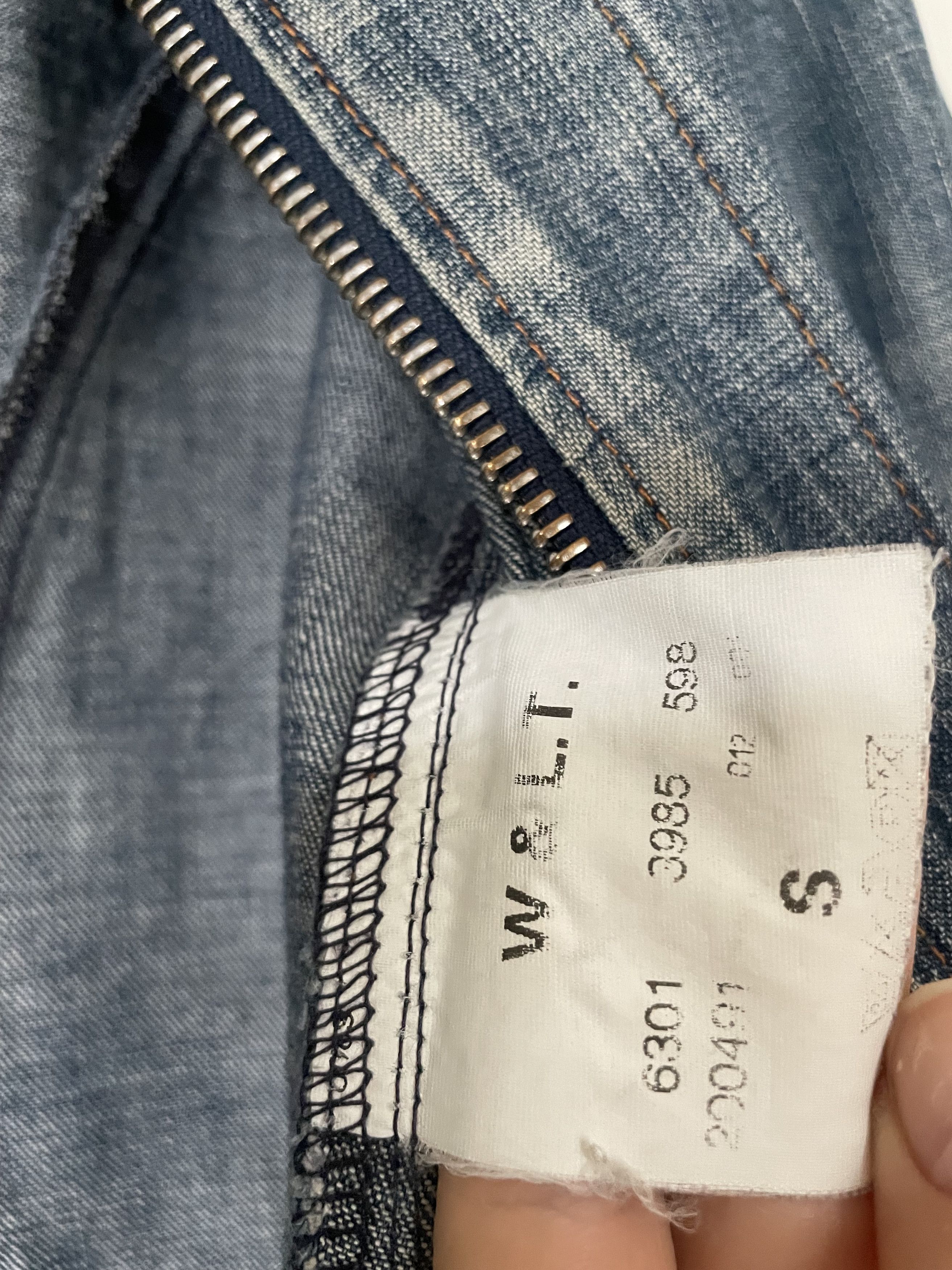 W&LT Walter Van Beirendonck Denim Jacket Size S / US 4 / IT 40 - 5 Thumbnail