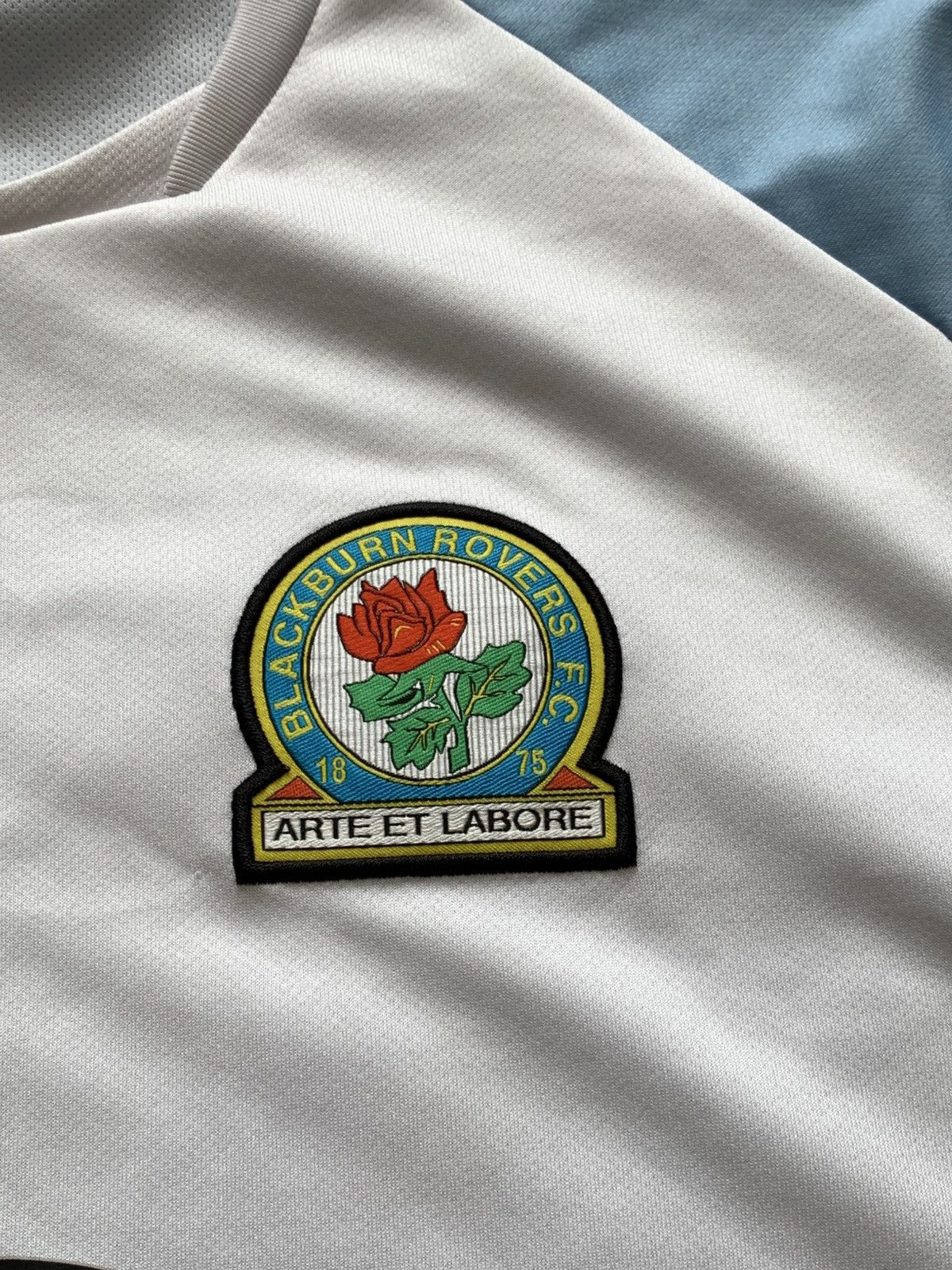 Umbro 🔥UMBRO BLACKBURN ROVERS 2018/19 AWAY SOCCER JERSEY SHIRT Size US XL / EU 56 / 4 - 6 Thumbnail