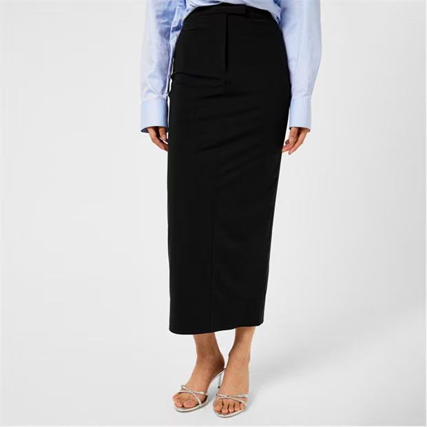 Alexander Wang o1g2r1mq0824 Midi Skirts in Black Size 29" - 3 Thumbnail