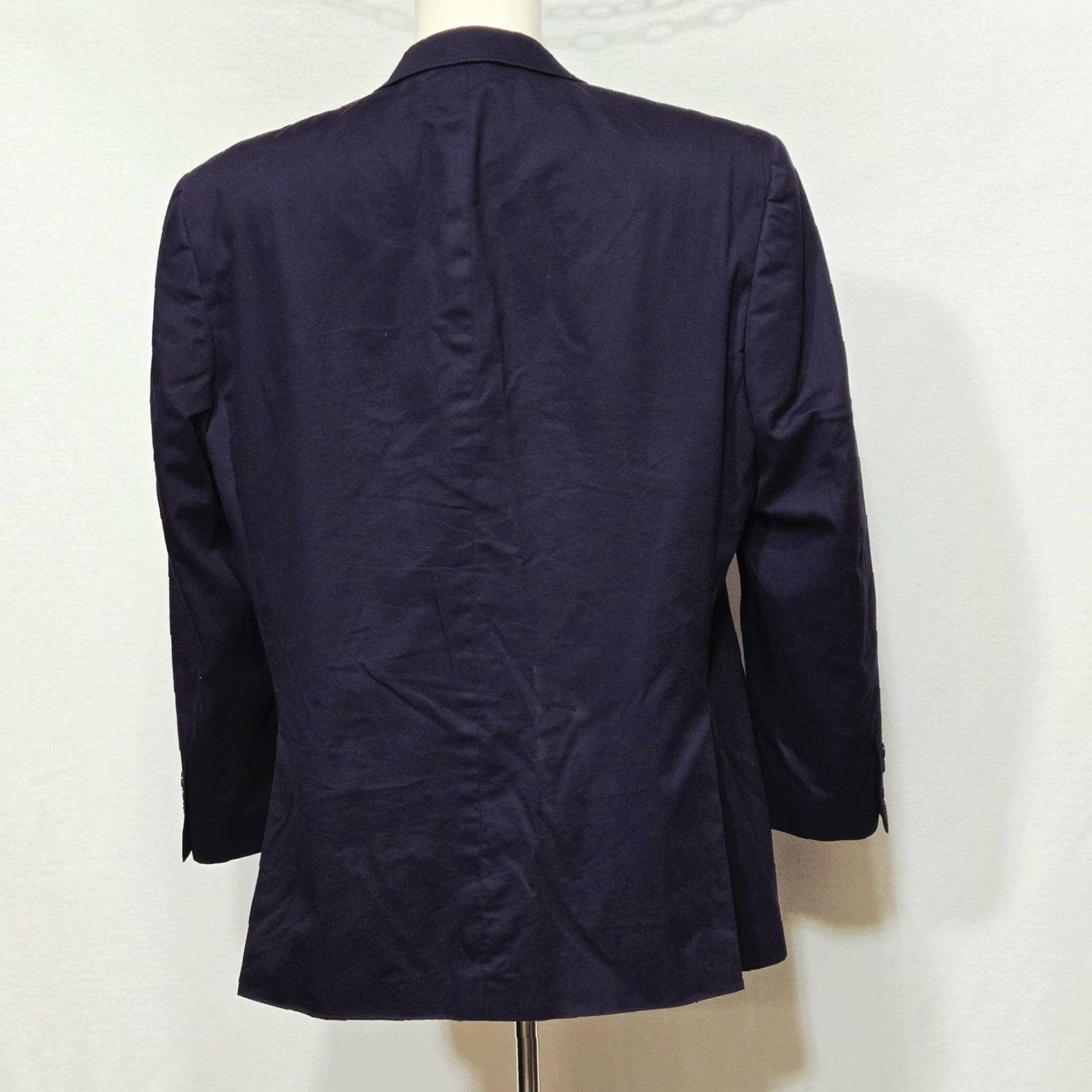 NICHOLAS Haspel Blazer Mens 46 Regular Navy Blue Nicholas Suit Cotton Two-Button Jacket Size 46R - 3 Thumbnail