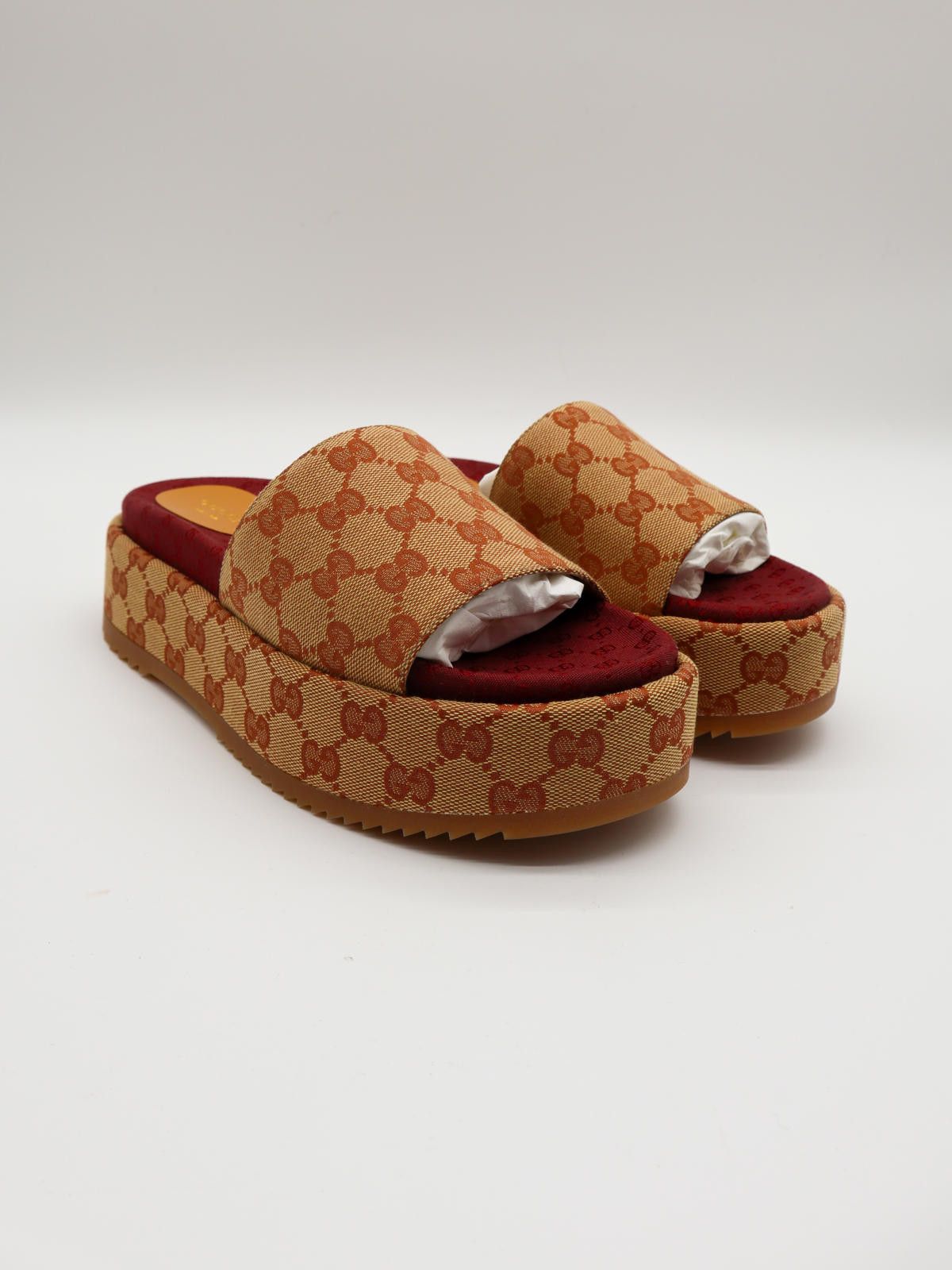 Gucci Gucci Women GG Slide Sandal – 573018 KQW00 8366 – Brand New Size US 6 / IT 36 - 1 Thumbnail