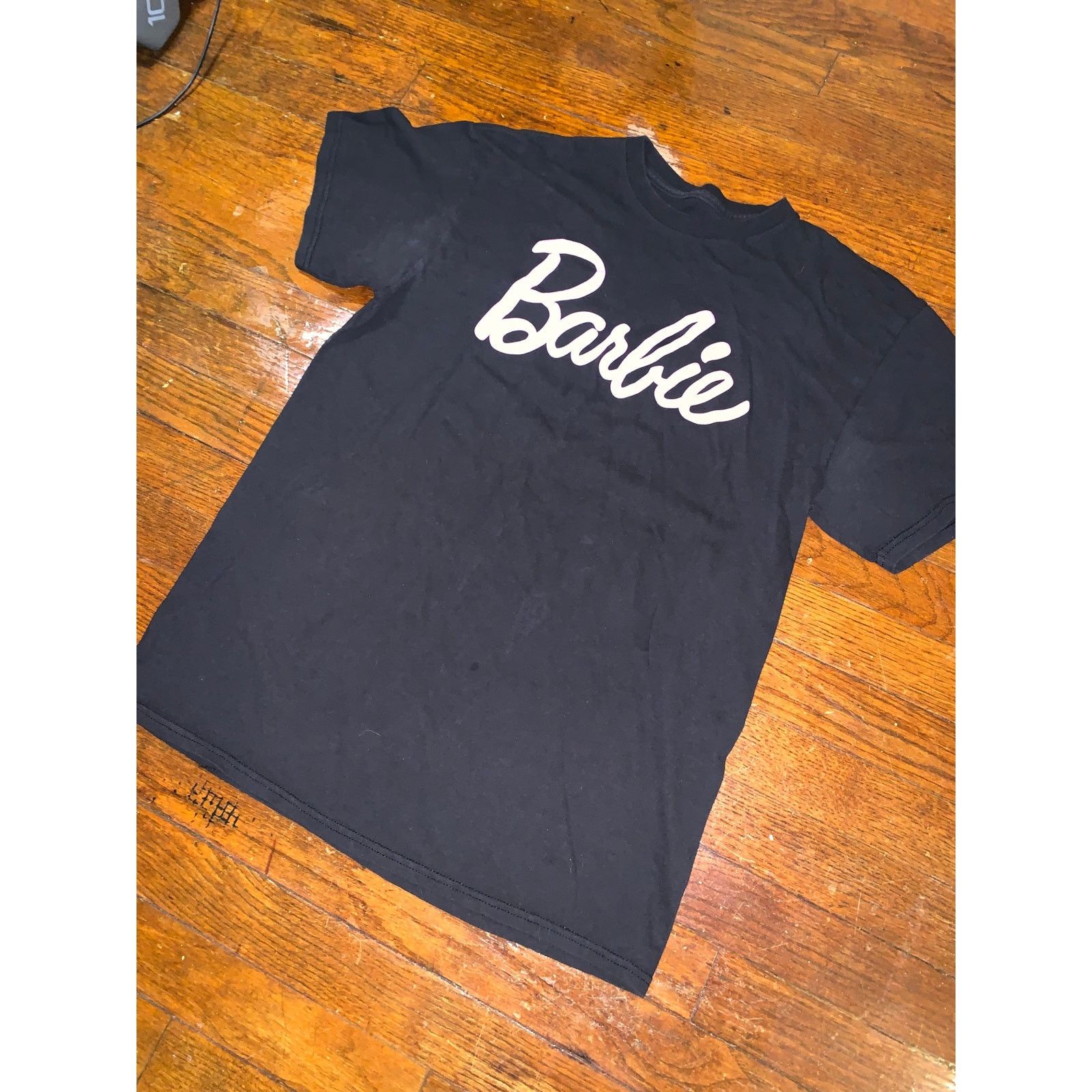 Other Barbie Logo T Shirt Medium Black Pink Graphic Tee Barbiecore Size M / US 6-8 / IT 42-44 - 6 Thumbnail