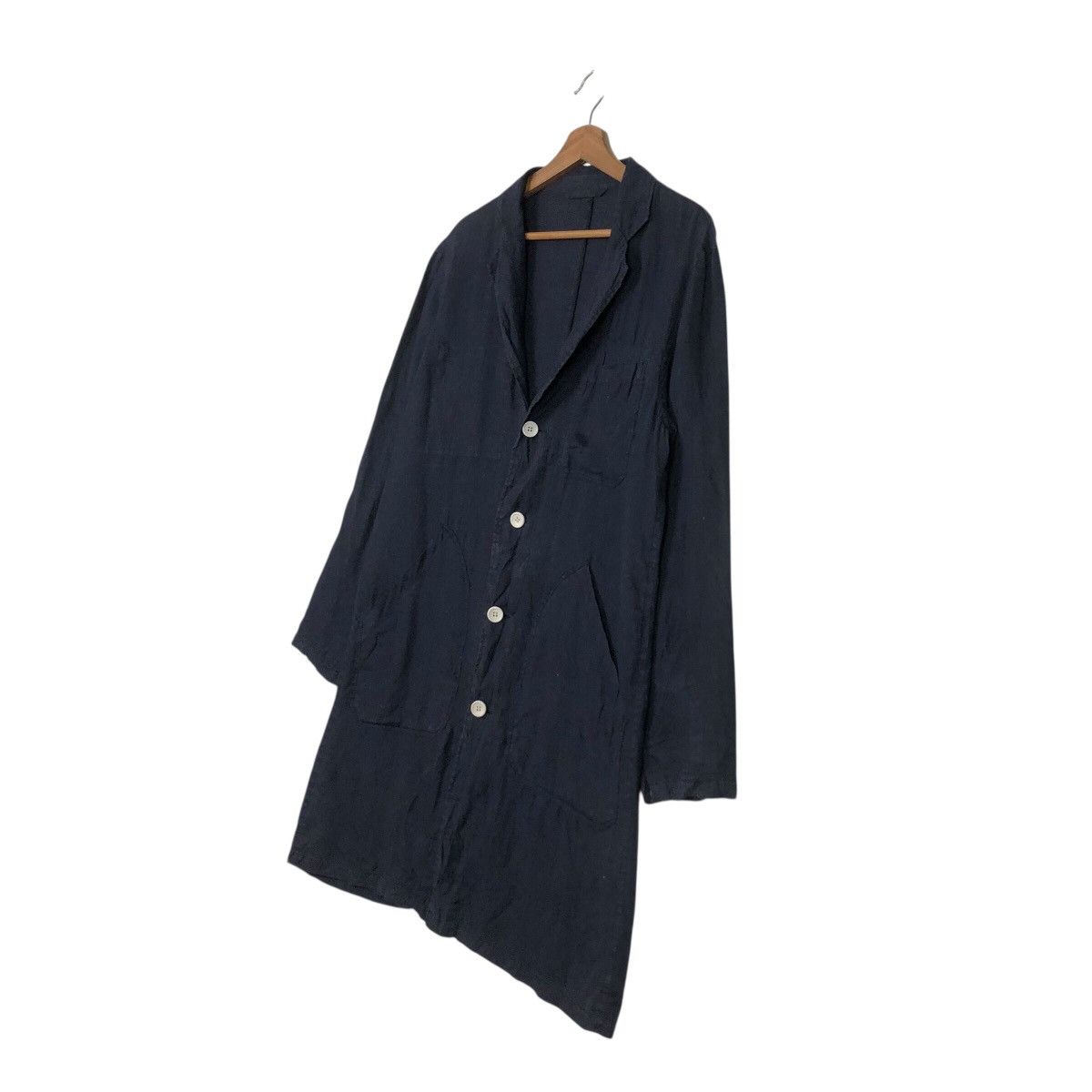 Beams Plus 📌Rich Blue Vintage Long Jacket Beams Plus Issey Miyake Size US M / EU 48-50 / 2 - 3 Thumbnail