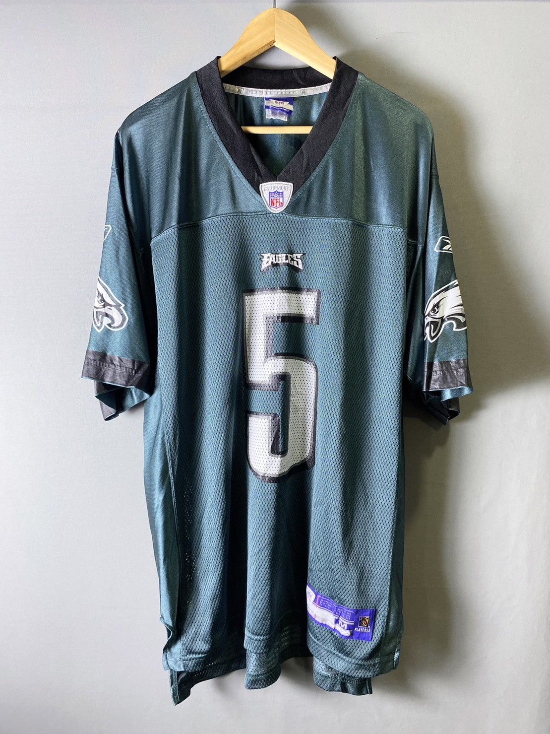 NFL Donavan McNabb Reebok Jersey Philadelphia Eagles SZ 50 Onfield # 5