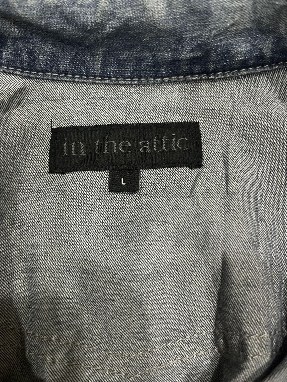 In The Attic Vintage in the attic denim button up long sleeve shirt Size US L / EU 52-54 / 3 - 8 Thumbnail