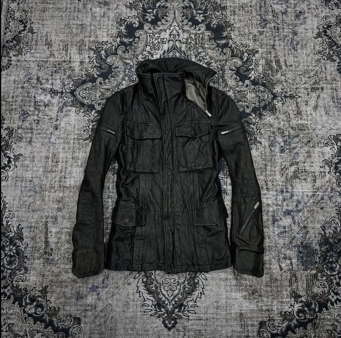 Ekam Ekam '00 Lamb Leather Jacket | Grailed