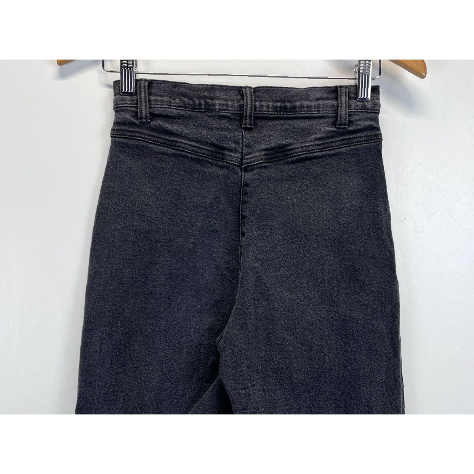 Roper VINTAGE Roper Jeans Hallmark Western Cowgirl Solid Denim Jeans Women’s Size 9 x 30 Black 29.5 Inseam Size 30" / US 8 / IT 44 - 4 Thumbnail