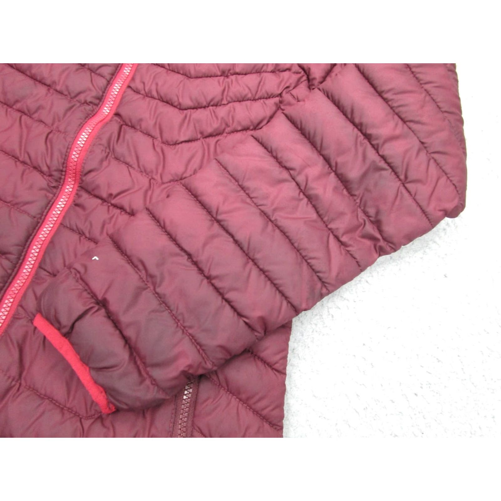 Vintage Columbia Jacket Women’s Medium Red Purple Coat Zip Puffer Omni-Heat Insulated Size M / US 6-8 / IT 42-44 - 4 Thumbnail