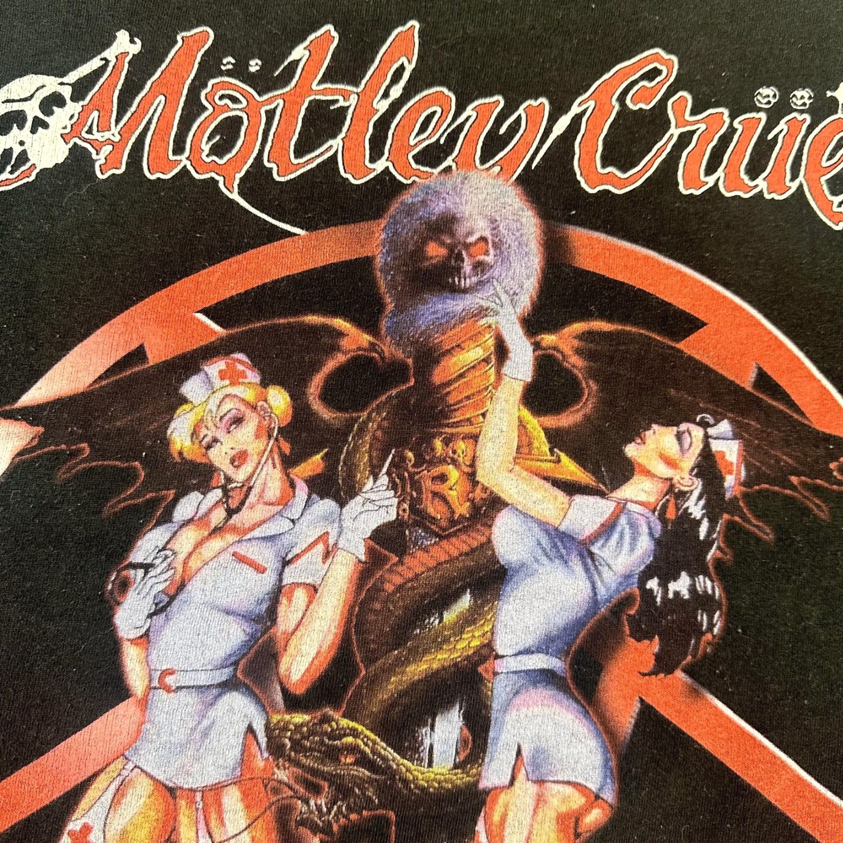 Vintage Motley Crue Shirt Mens Medium Black The Final Tour 1981-2015 Band Rock Tee Size US M / EU 48-50 / 2 - 4 Thumbnail