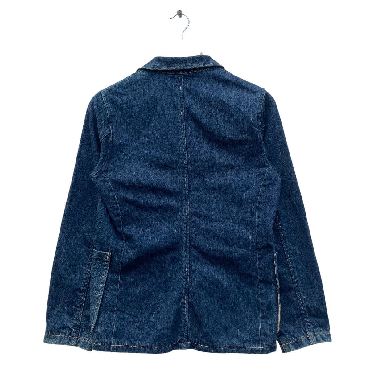 45rpm 💥Vintage Japanese Brand Omnigod Indigo Denim Jacket Size US M / EU 48-50 / 2 - 2 Thumbnail