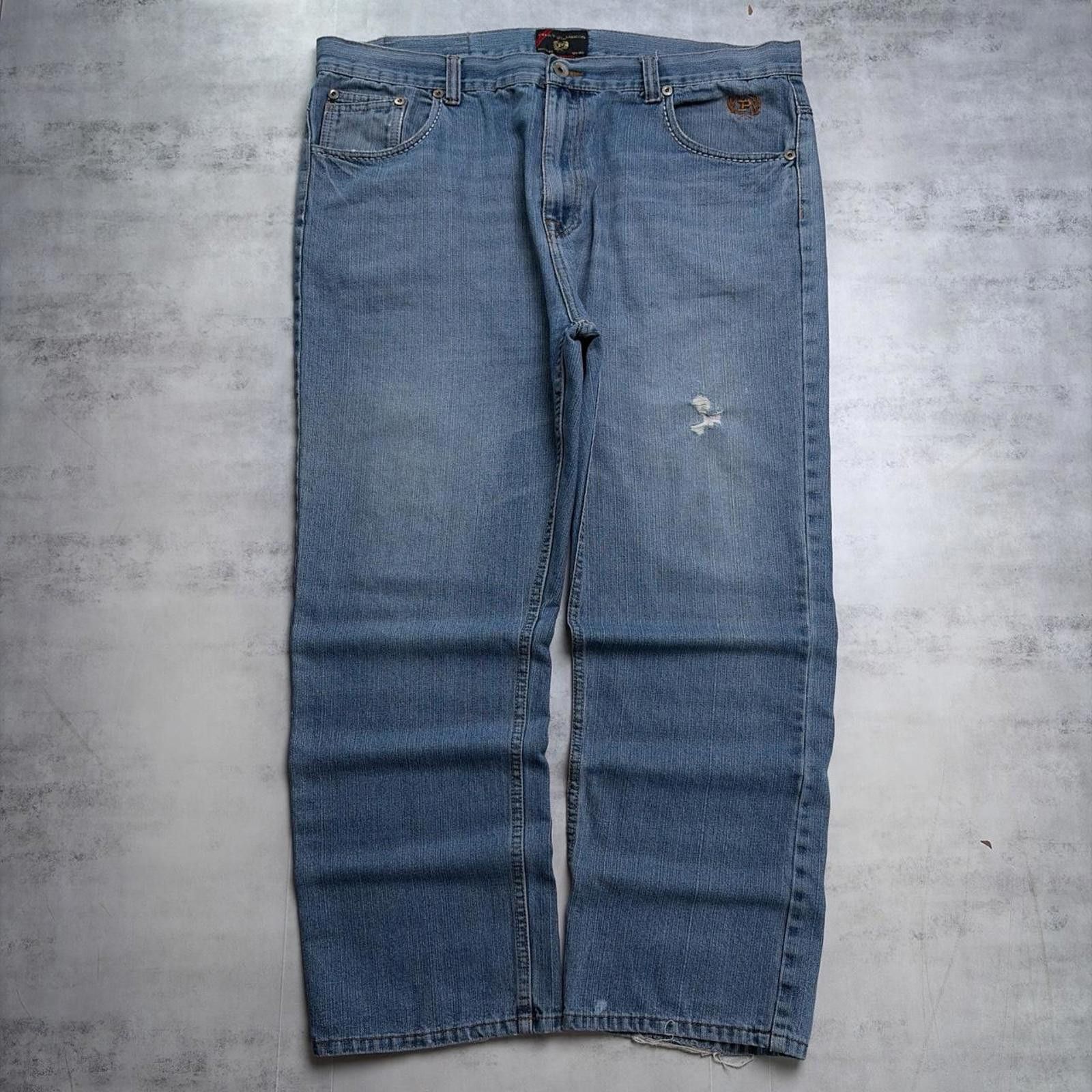 Phat Farm Y2K Phat Farm Embroidered Baggy Skater Denim Jeans Size US 42 / EU 58 - 2 Thumbnail