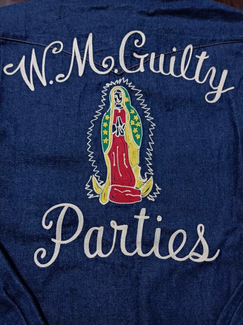 Wacko Maria Wacko maria Embroidered Virgin Mary Denim Shirt Jacket SUP Size US S / EU 44-46 / 1 - 6 Thumbnail
